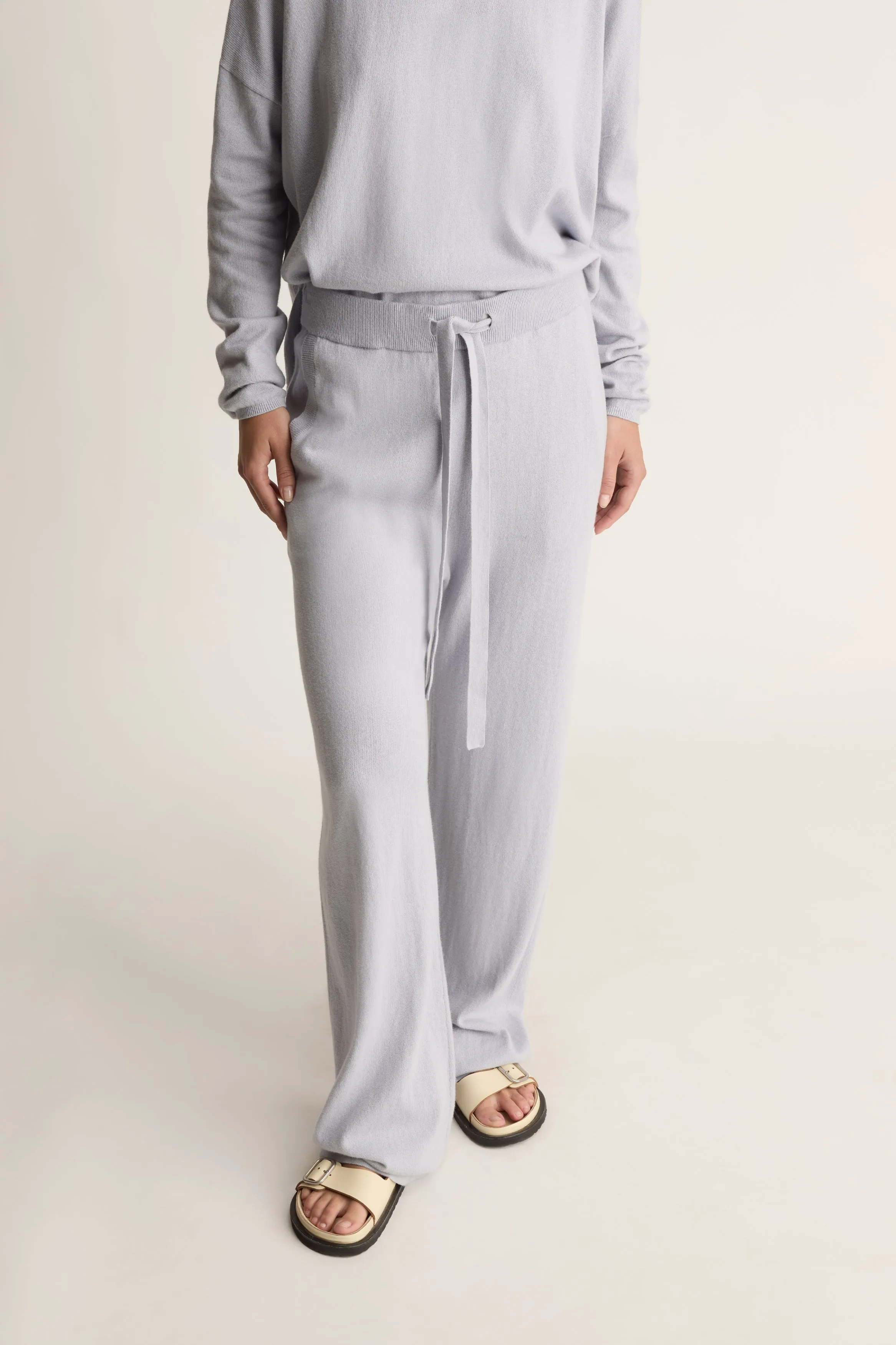 Cotton Cashmere Wide Leg Pant sold by Lee Mathews product image thumbnail 4
