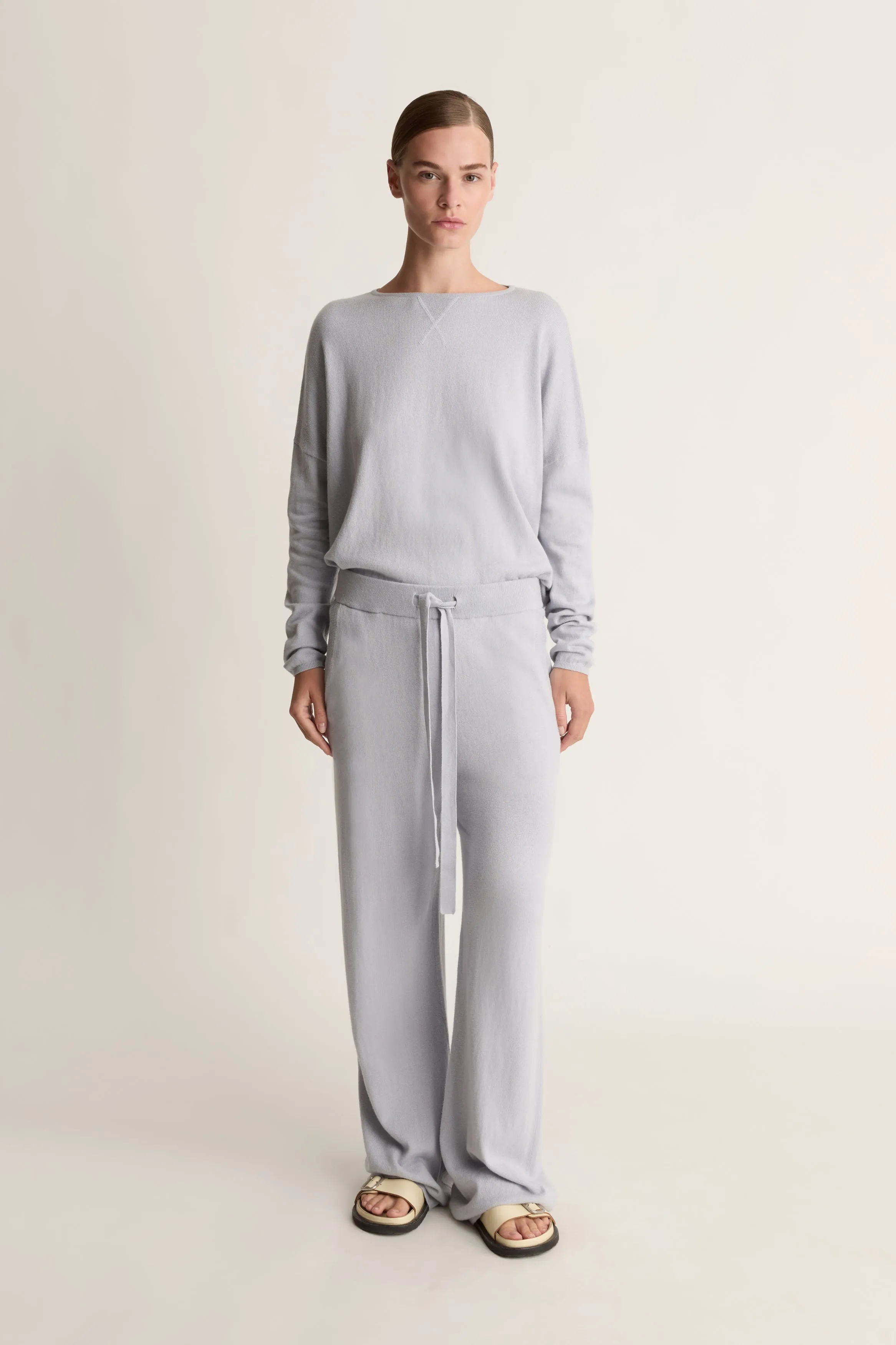 Cotton Cashmere Wide Leg Pant sold by Lee Mathews