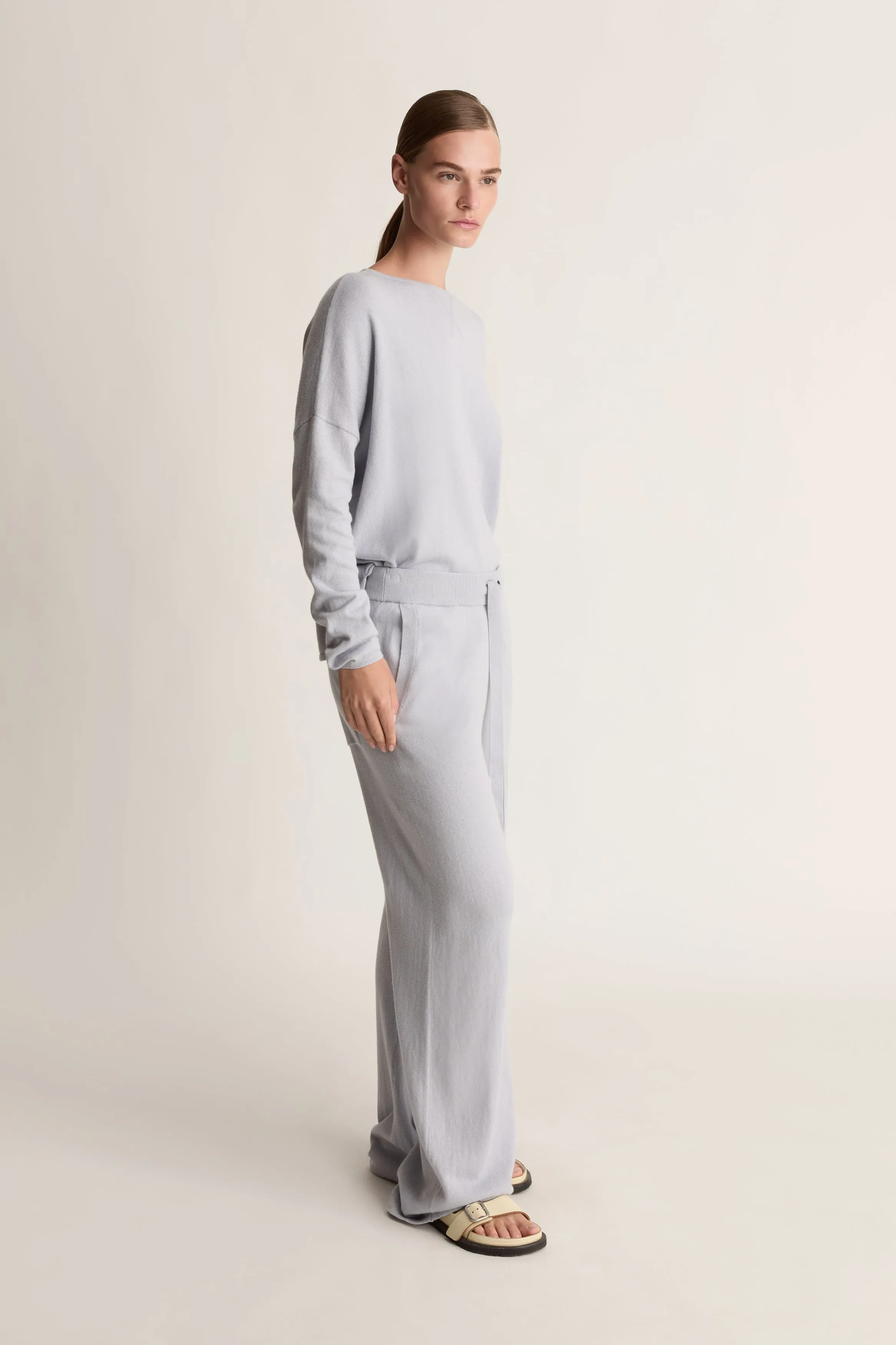 Cotton Cashmere Wide Leg Pant sold by Lee Mathews product image thumbnail 2