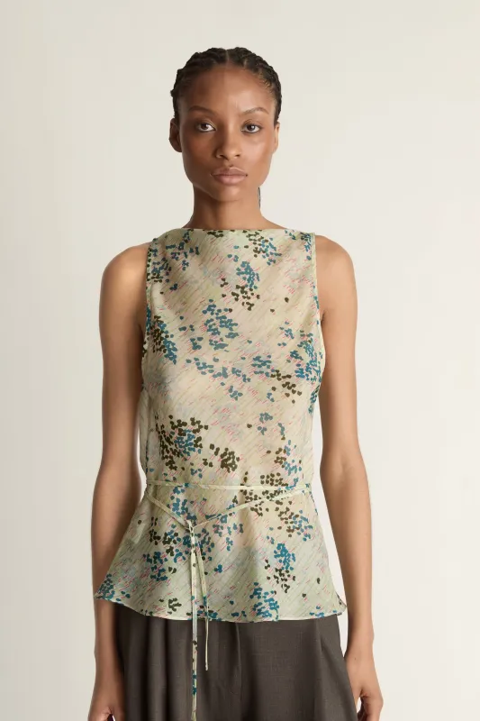 Willow Silk Bias Top made by Lee Mathews