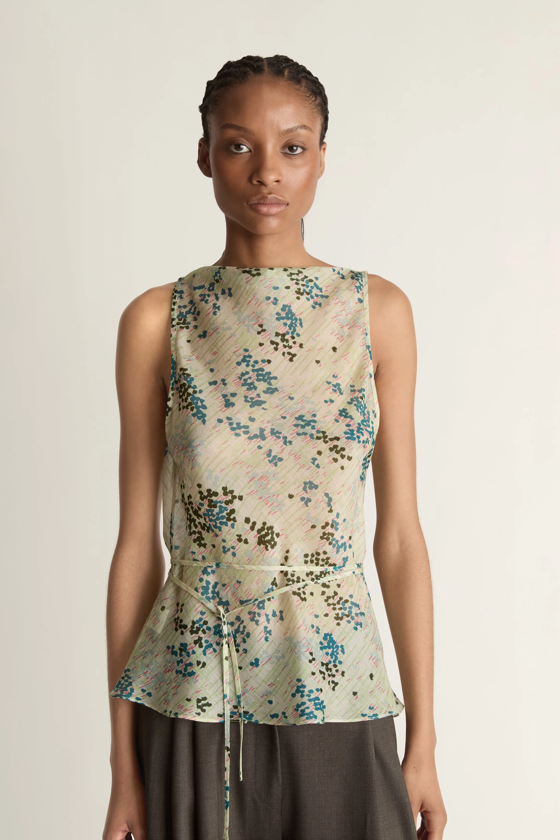 Willow Silk Bias Top sold by Lee Mathews