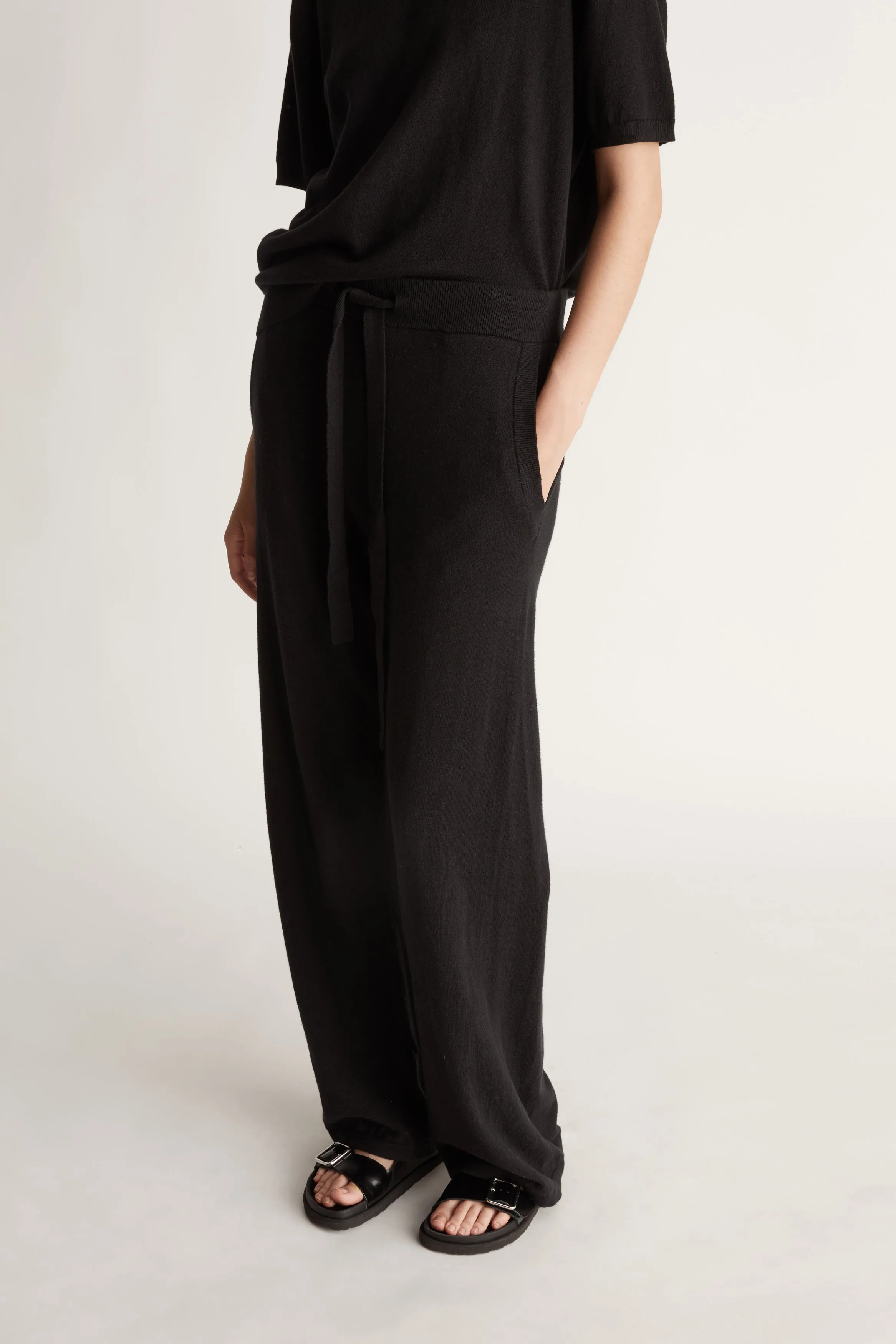 Cotton Cashmere Wide Leg Pant sold by Lee Mathews product image thumbnail 2