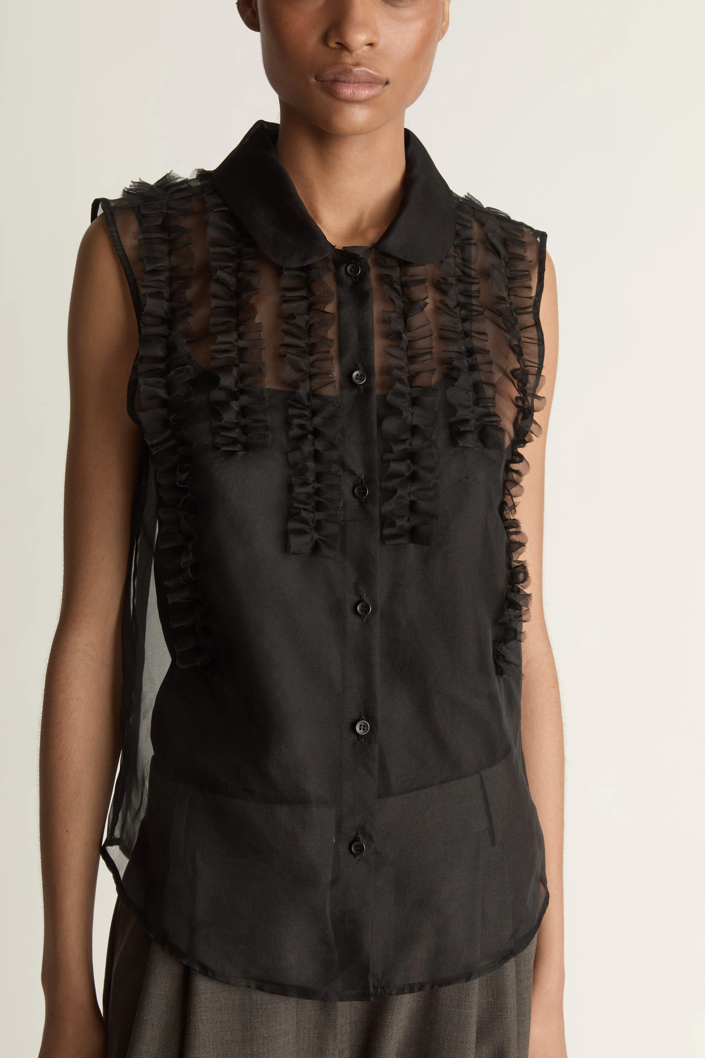 Innes Organza Ruffle Top sold by Lee Mathews product image thumbnail 2
