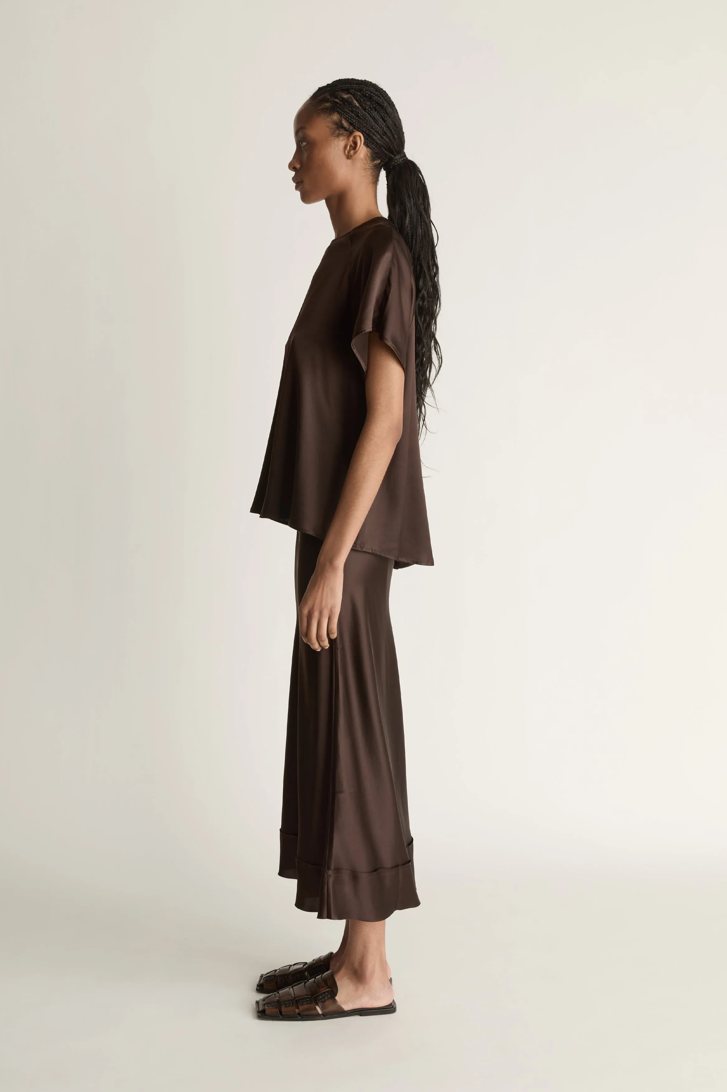 Stella Silk Satin Raglan Tee sold by Lee Mathews product image thumbnail 3