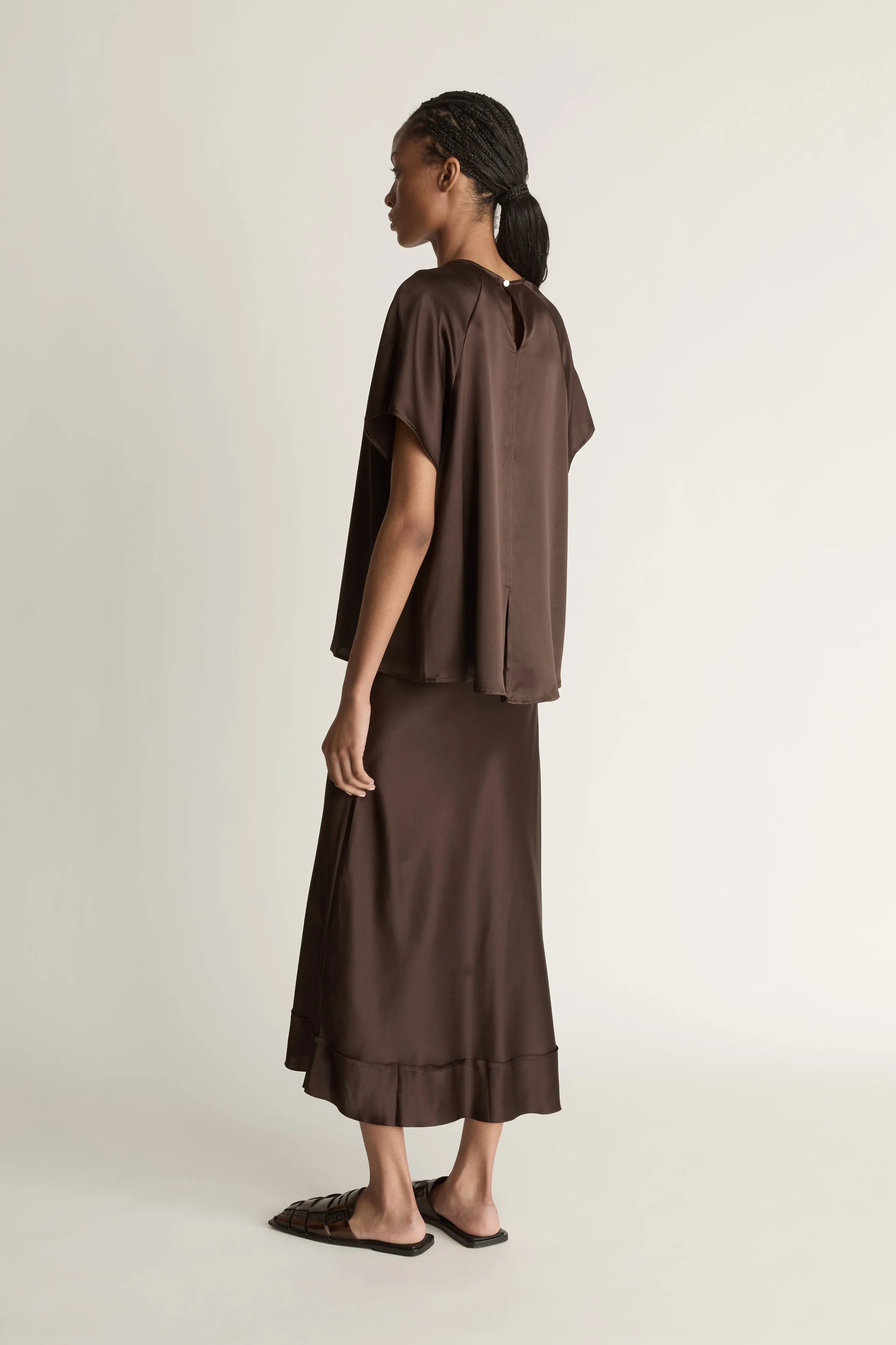 Stella Silk Satin Raglan Tee sold by Lee Mathews product image thumbnail 4