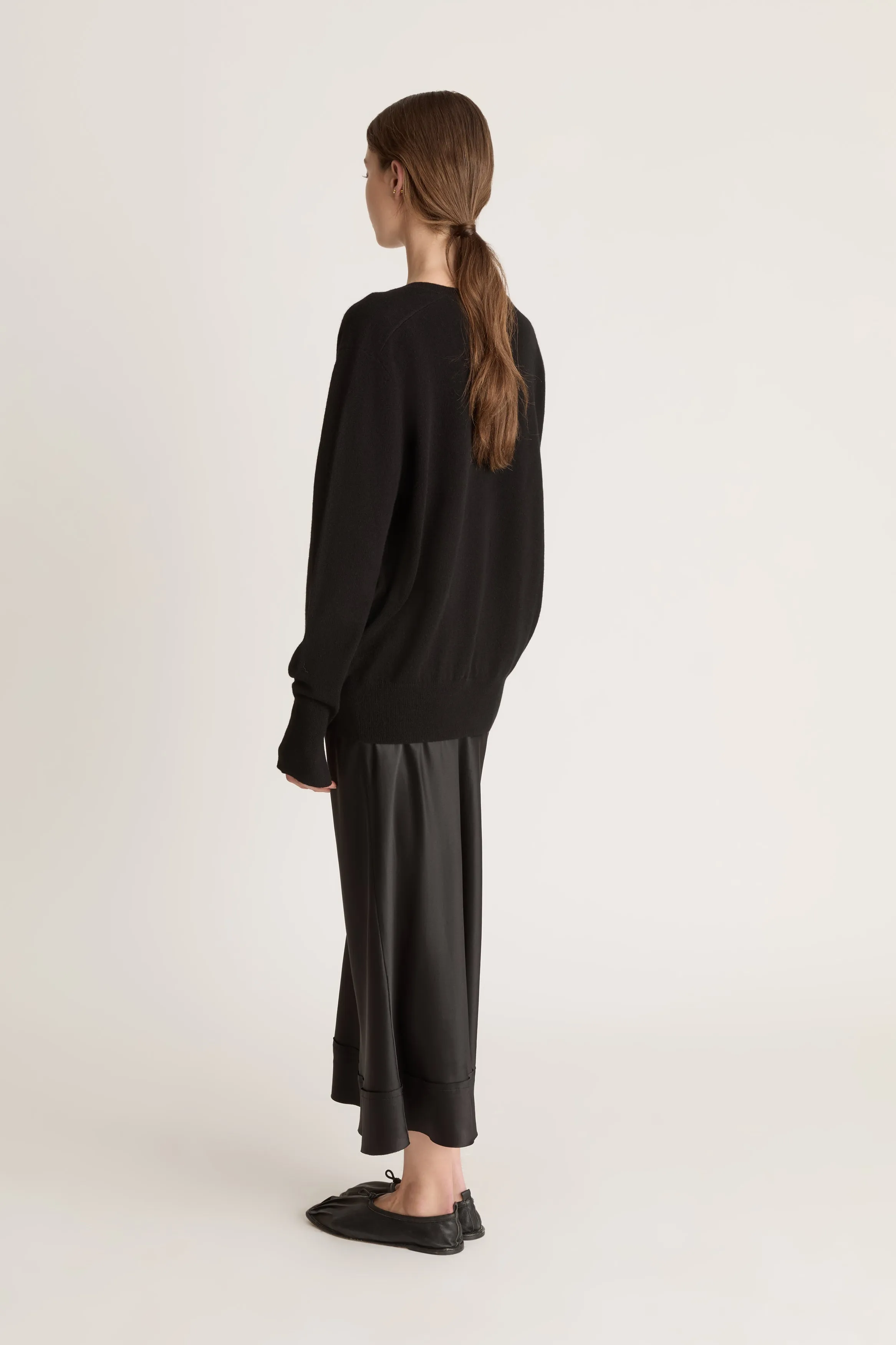 Cashmere V Neck Sweater sold by Lee Mathews product image thumbnail 4