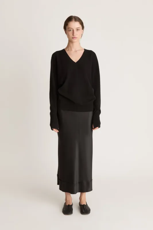 Cashmere V Neck Sweater made by Lee Mathews