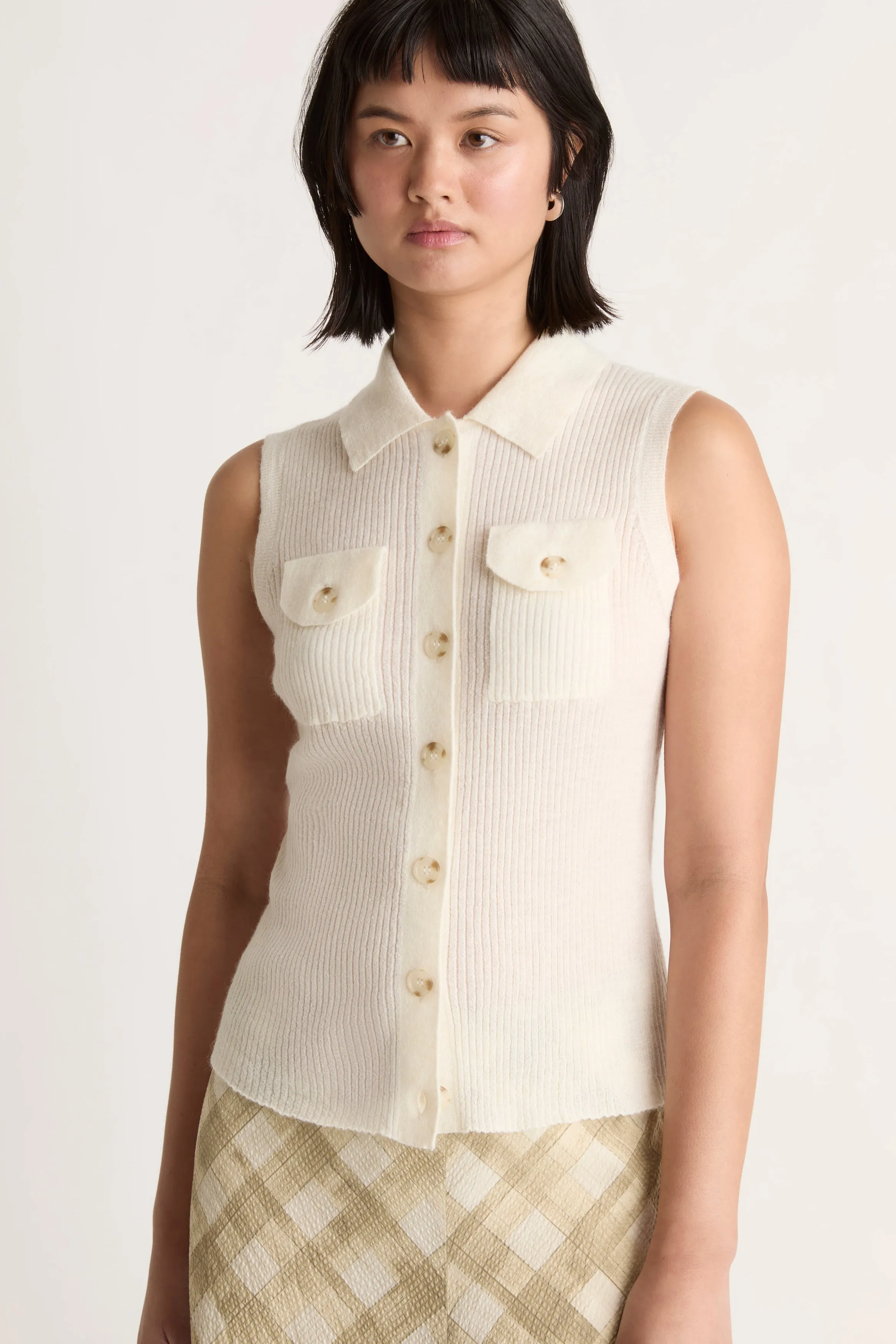 Eve Sleeveless Cardigan sold by Lee Mathews product image thumbnail 2
