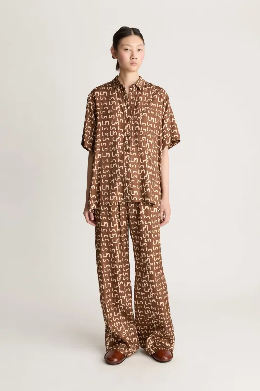 LM Monogram Short Sleeve Shirt made by Lee Mathews