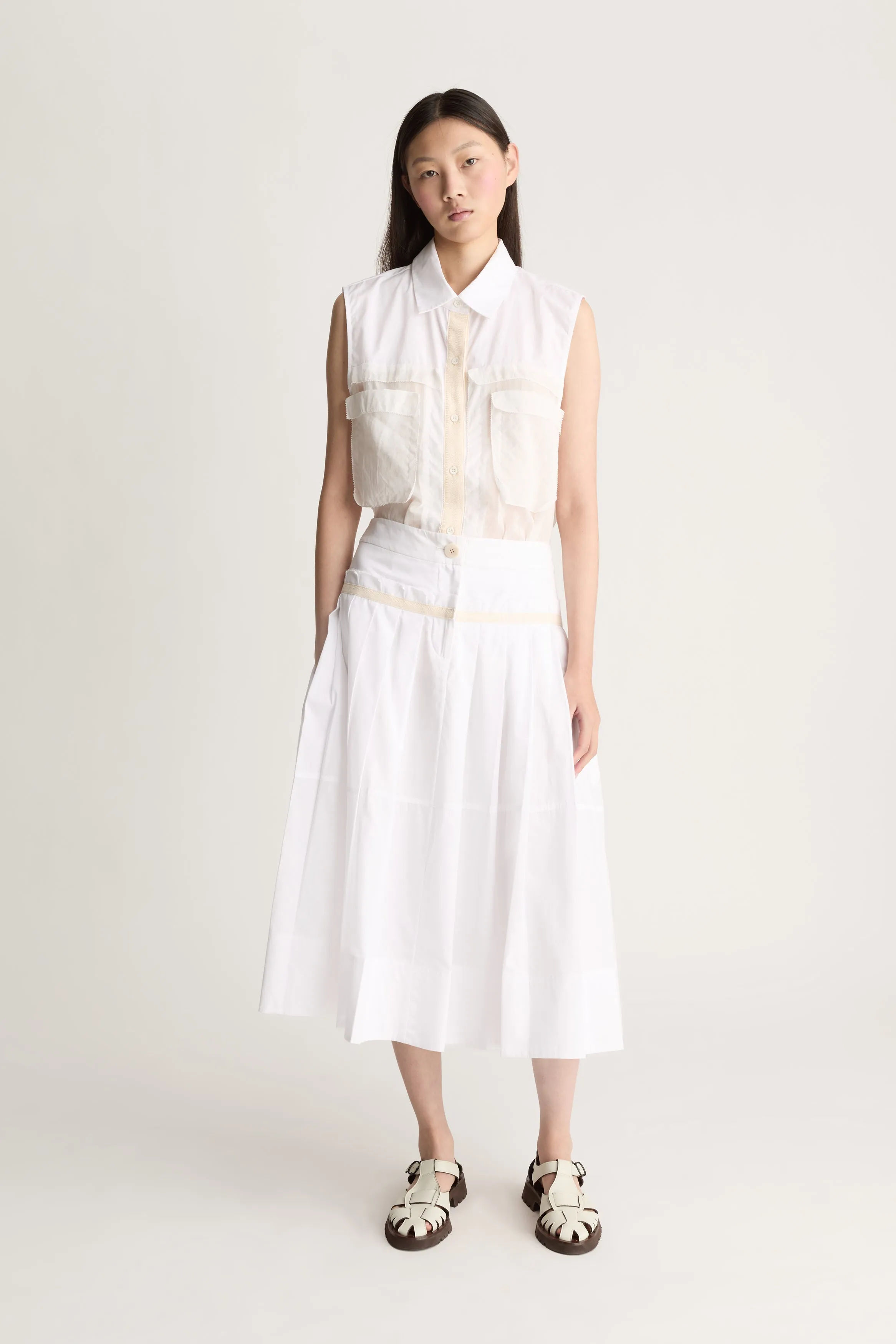 Charlotte Pleat Skirt sold by Lee Mathews