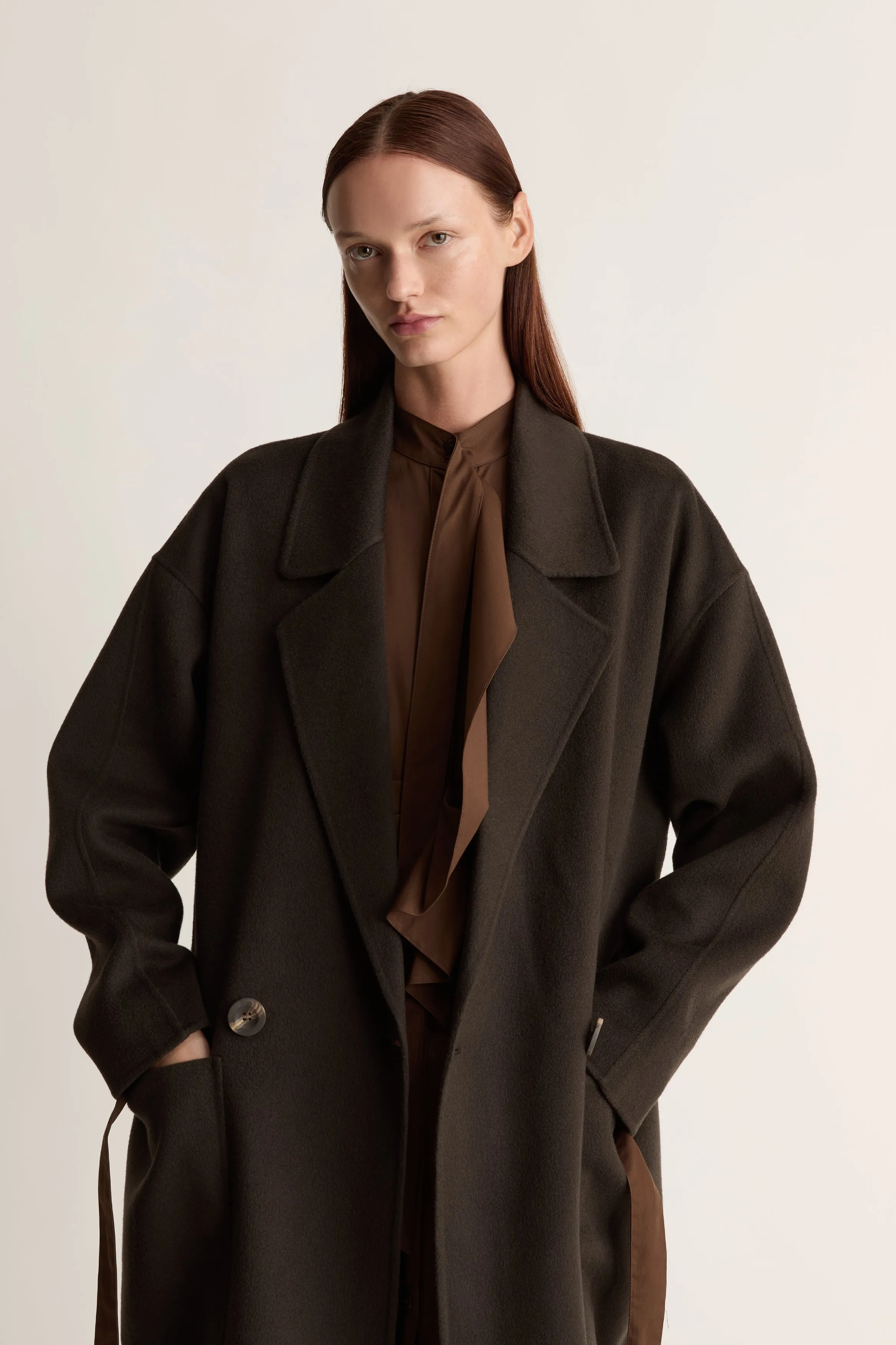 Florentine Cocoon Coat sold by Lee Mathews product image thumbnail 2