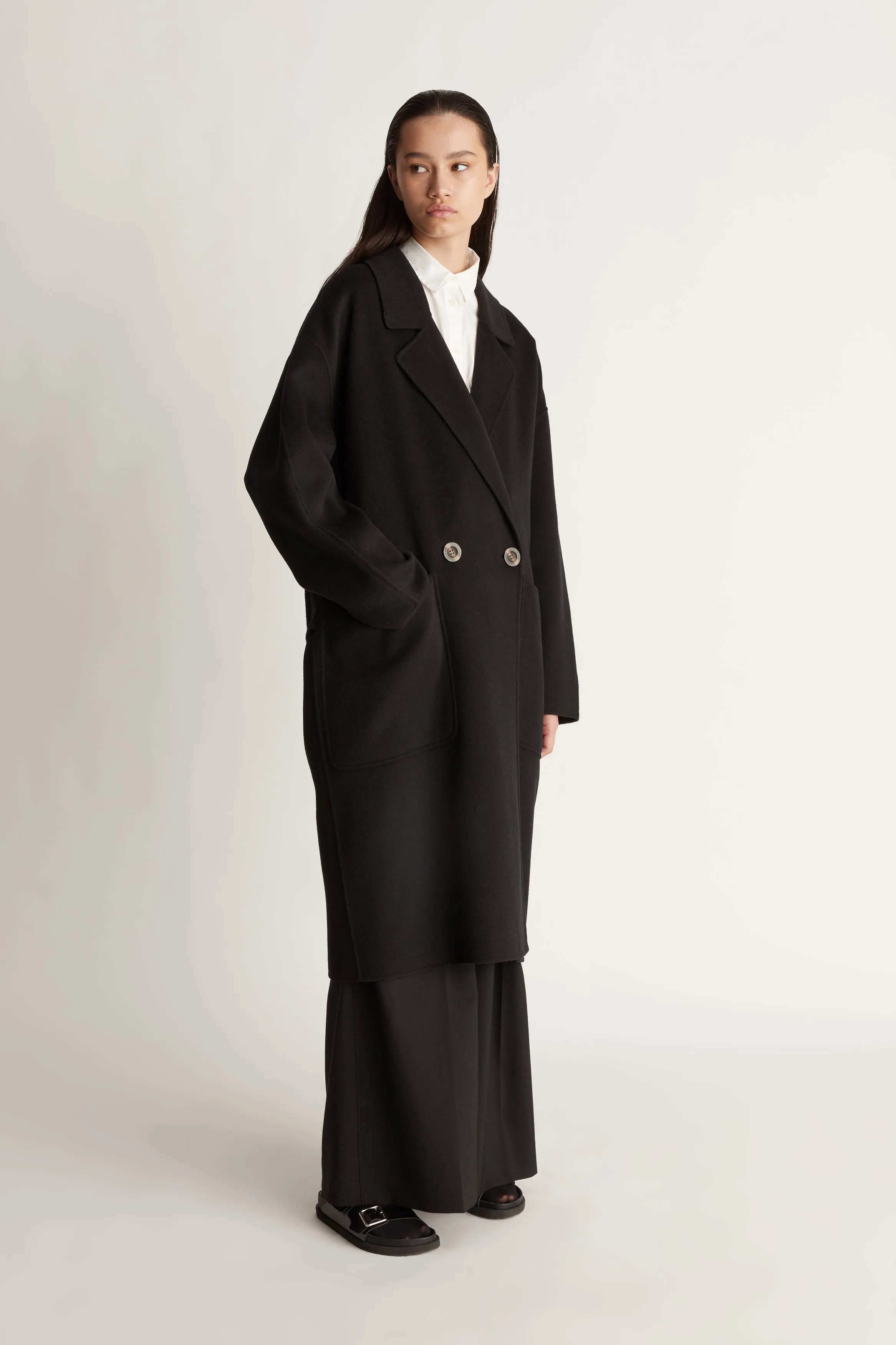 Florentine Cashmere Cocoon Coat sold by Lee Mathews product image thumbnail 3