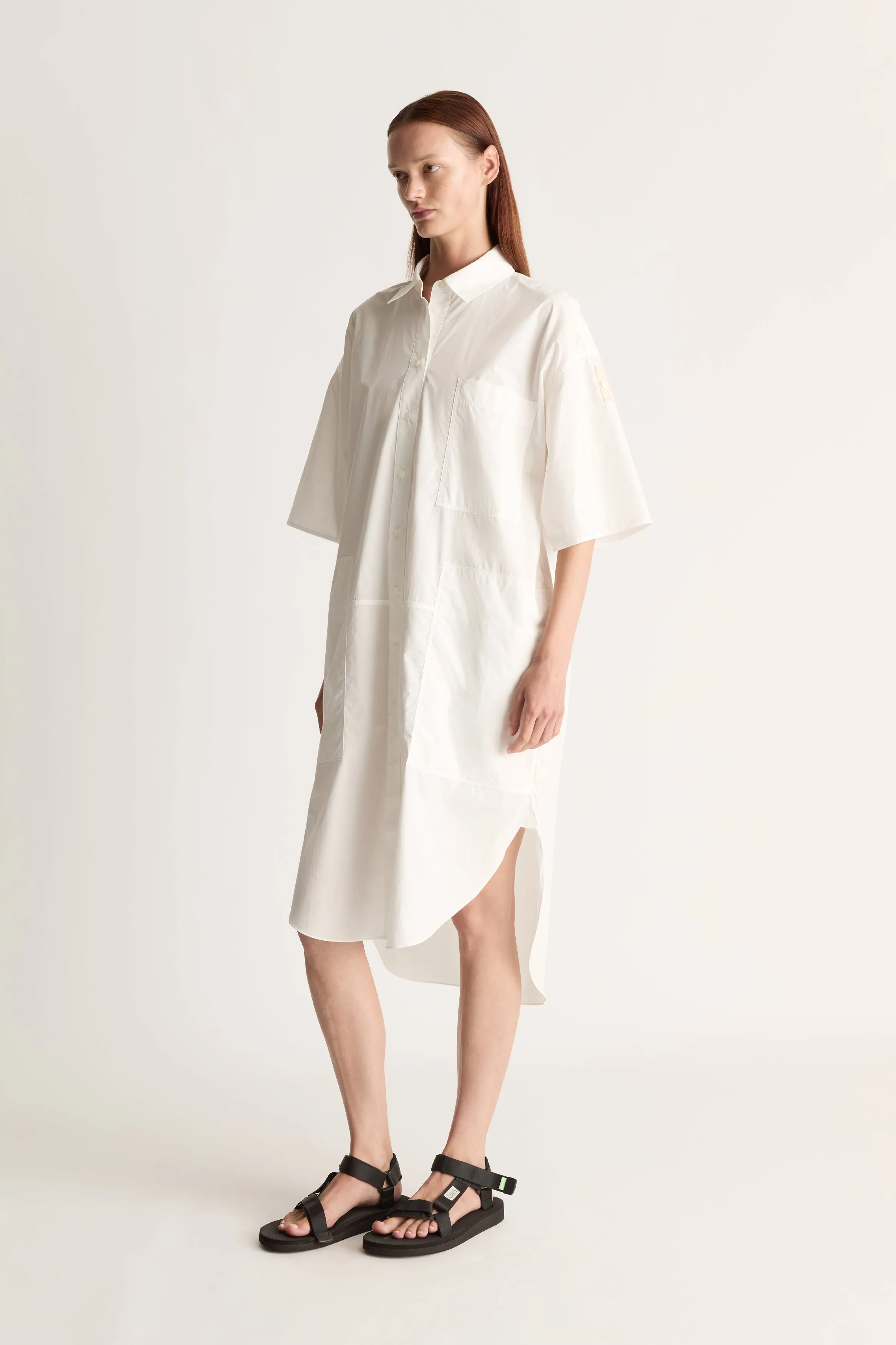 LM Poplin SS Shirt Dress sold by Lee Mathews product image thumbnail 4