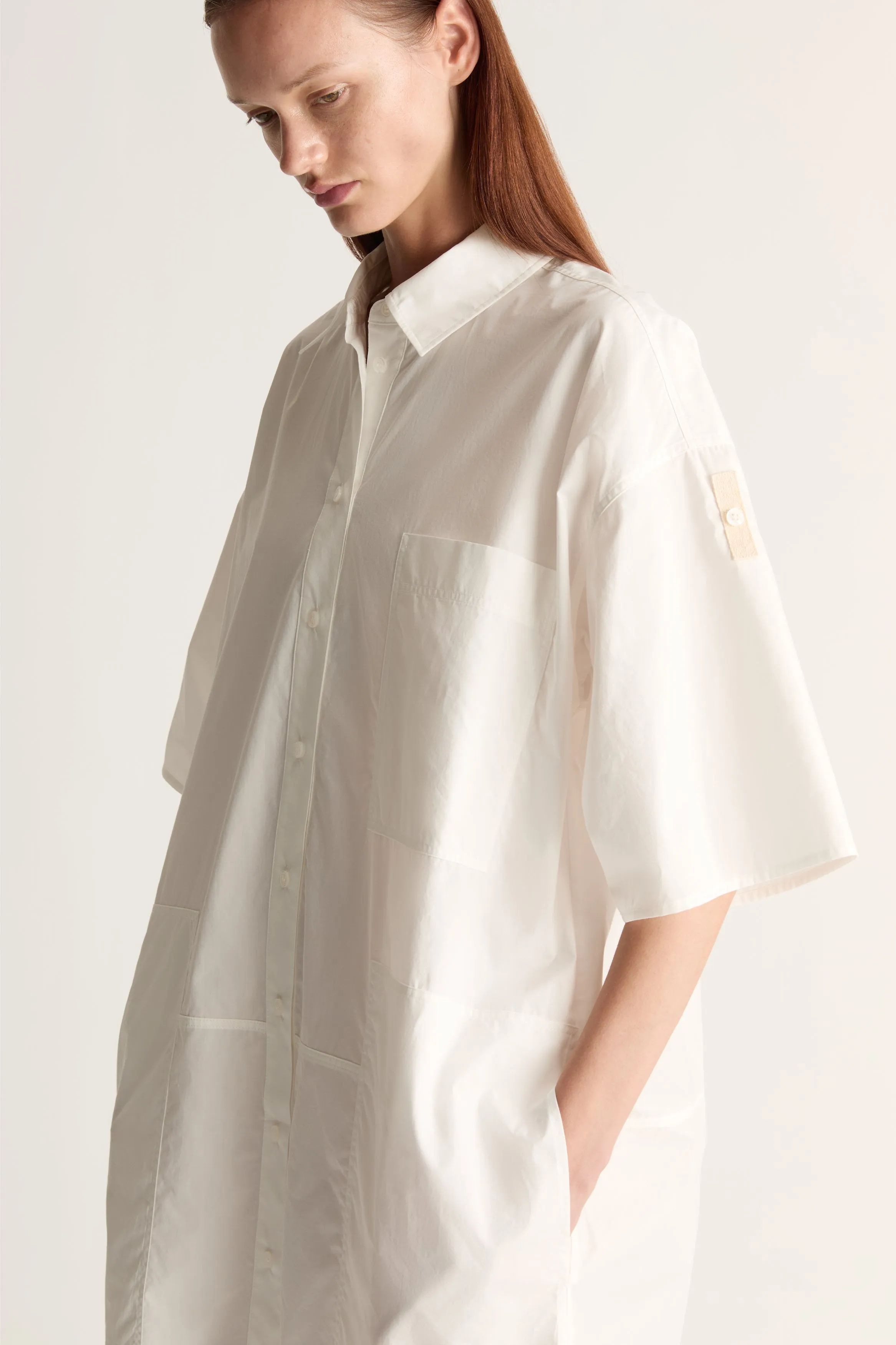 LM Poplin SS Shirt Dress sold by Lee Mathews product image thumbnail 2