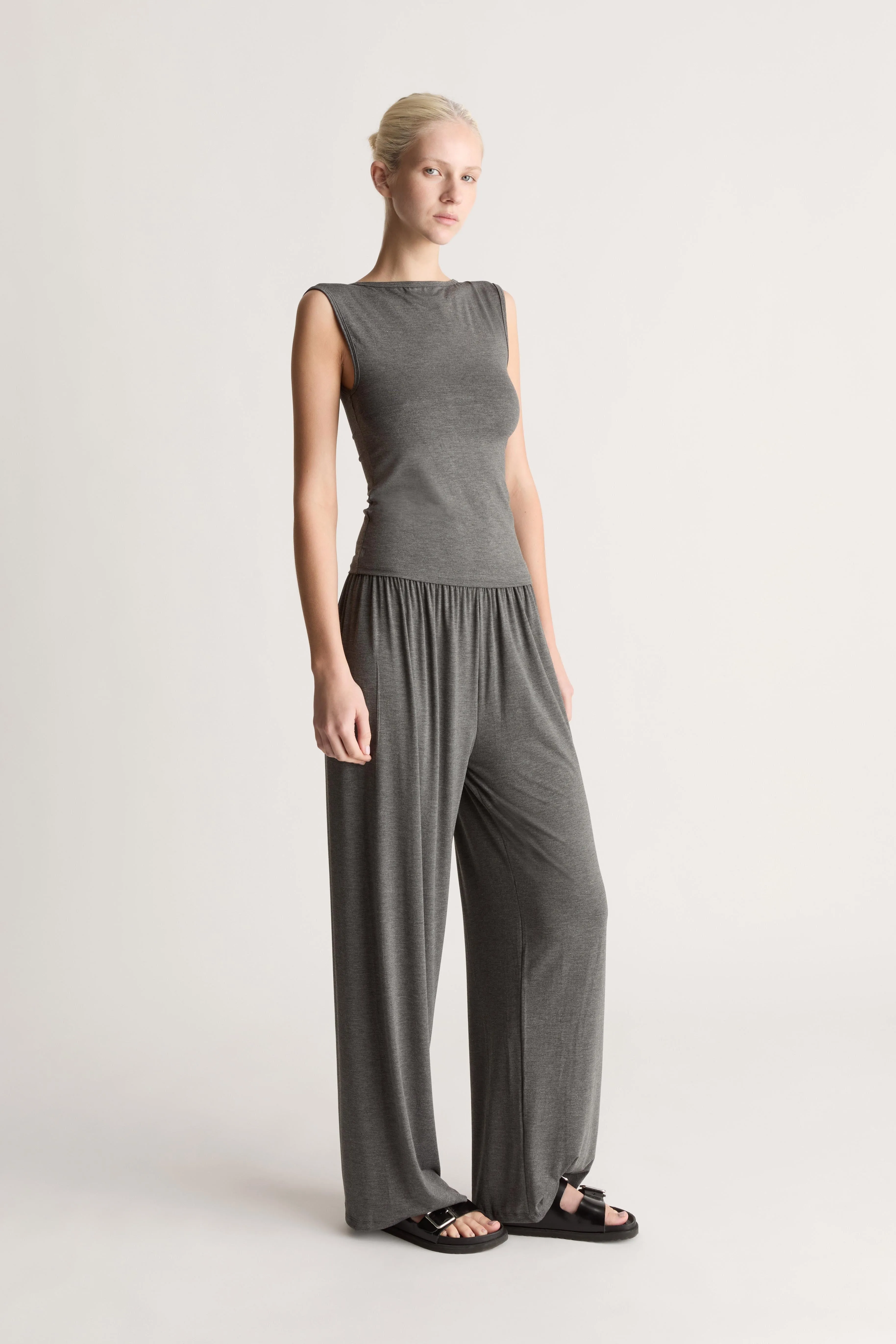 Recline Pant in Charcoal sold by Lee Mathews product image thumbnail 2