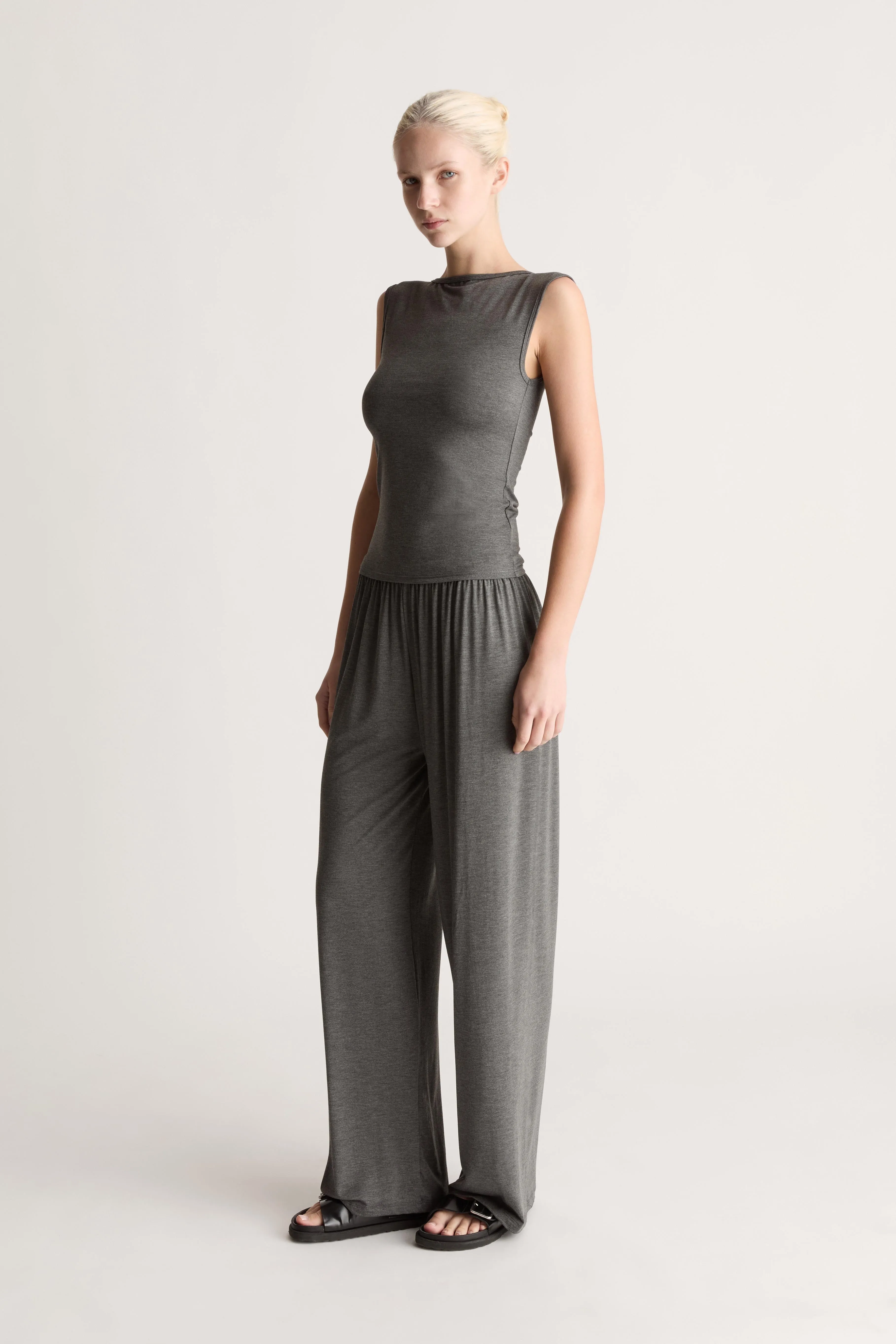 Recline Pant in Charcoal sold by Lee Mathews product image thumbnail 3