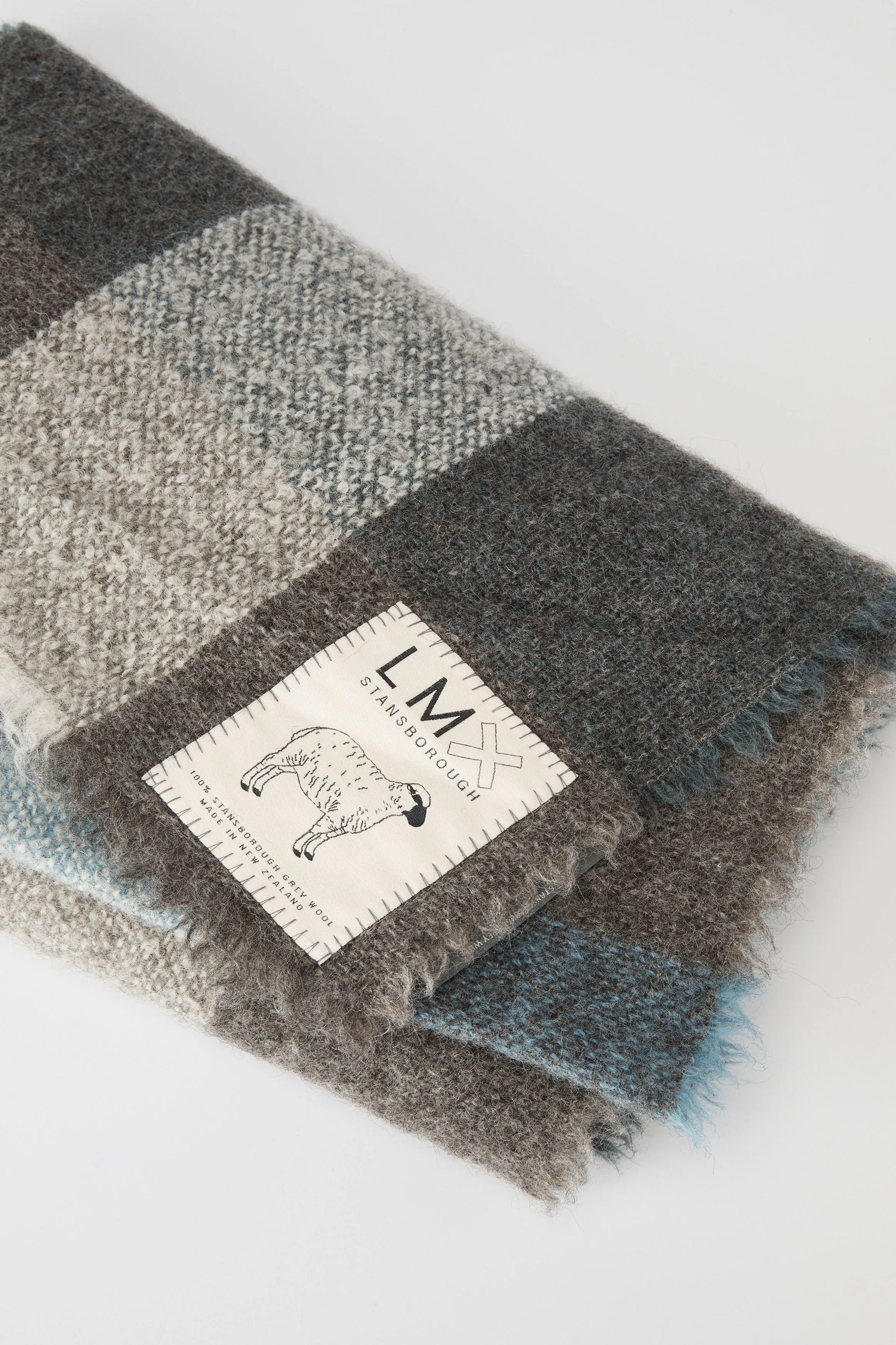 LM X Stansborough Felted Wool Scarf sold by Lee Mathews product image thumbnail 2