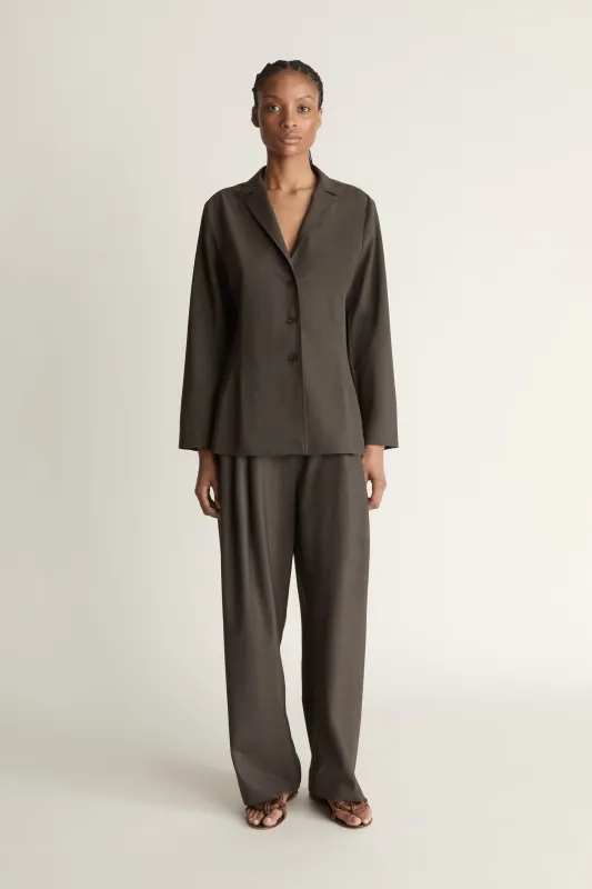 Myles Wool Tailored Shirt made by Lee Mathews
