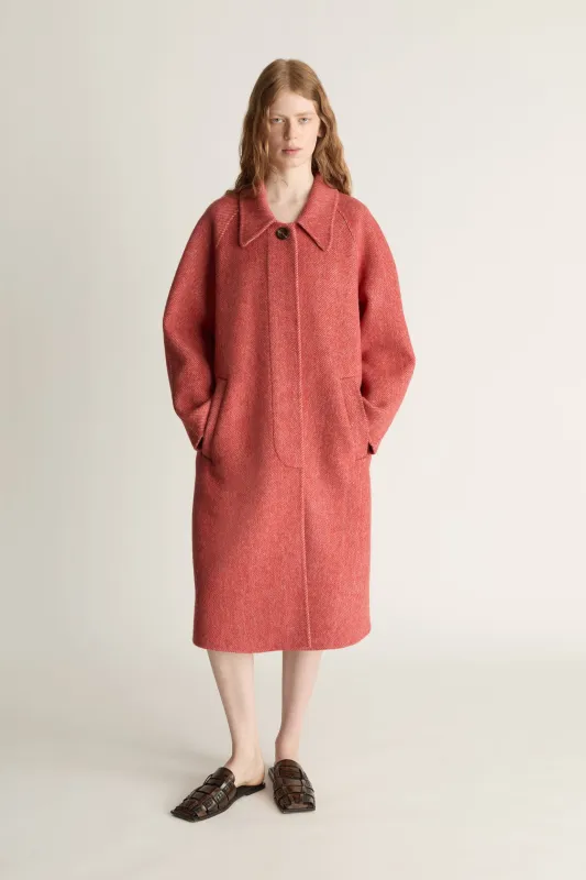 Fraser Herringbone Coat made by Lee Mathews
