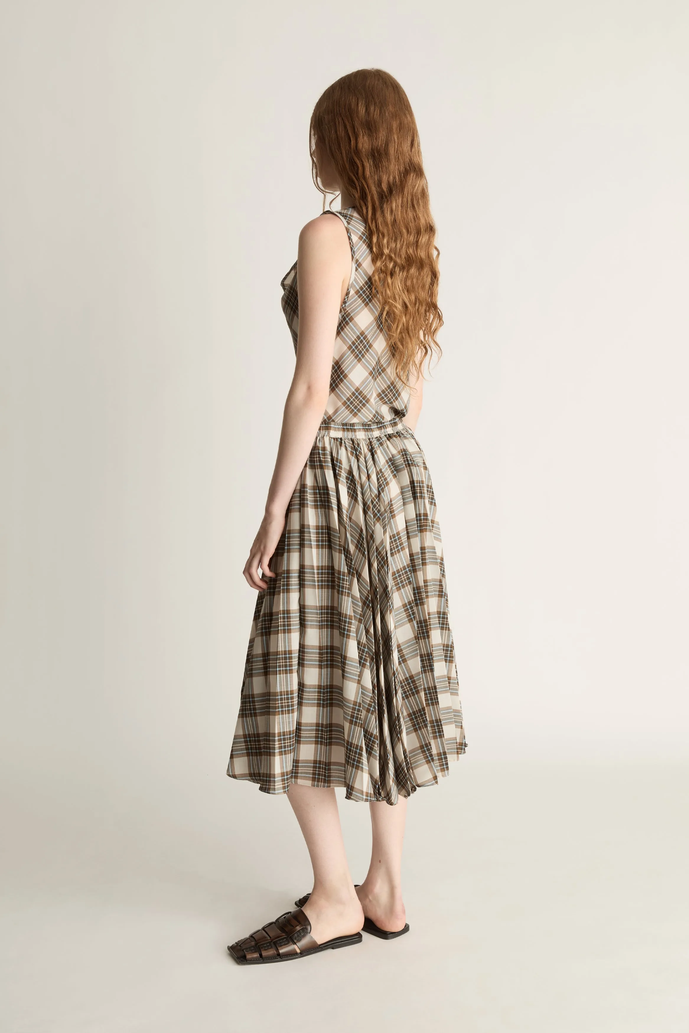 Rowan Pleat Skirt sold by Lee Mathews product image thumbnail 4