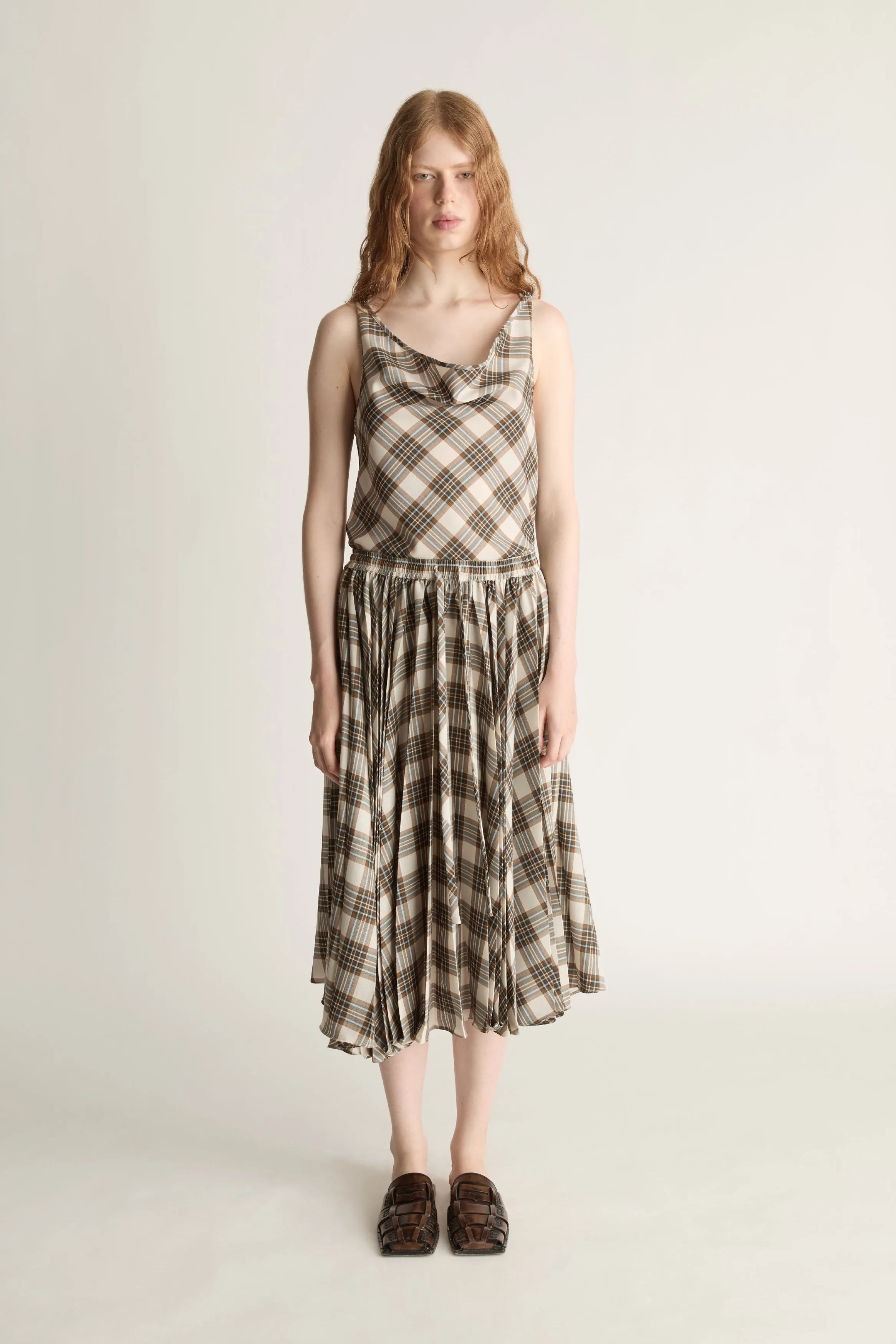 Rowan Pleat Skirt sold by Lee Mathews