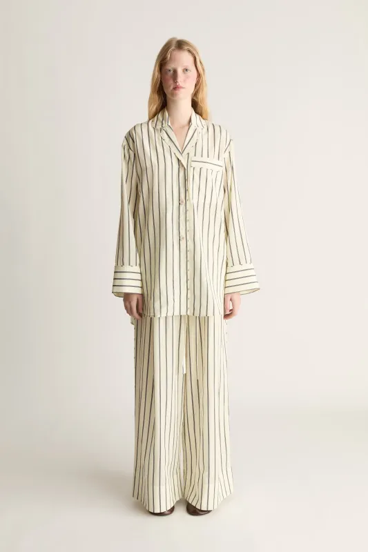 Ava Silk Cotton Shirt made by Lee Mathews