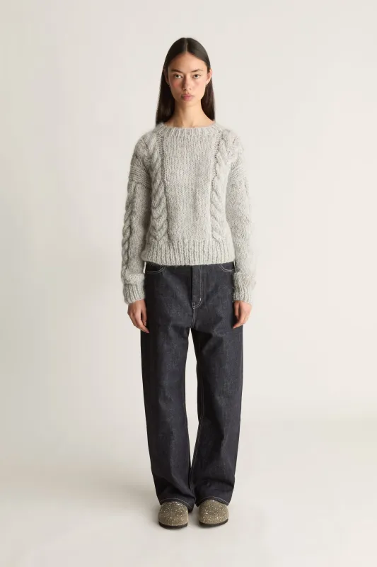 Frisson Hand Knit Crewneck made by Lee Mathews