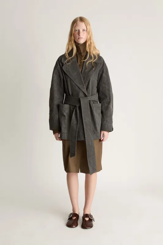Lenny Canvas Pea Coat made by Lee Mathews