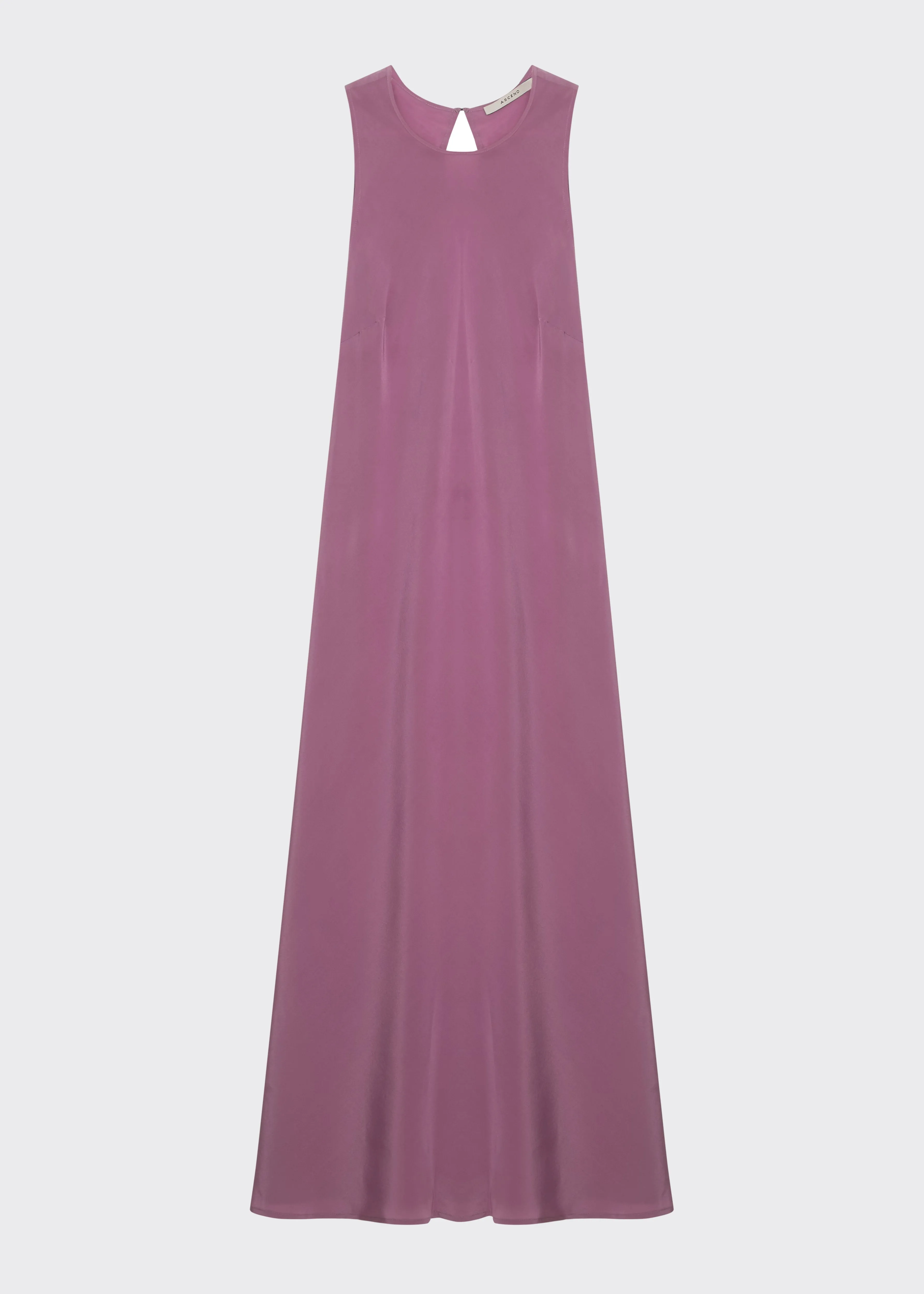 Valencia Dress Rose Pink Silk Crepe sold by ASCENO product image thumbnail 5