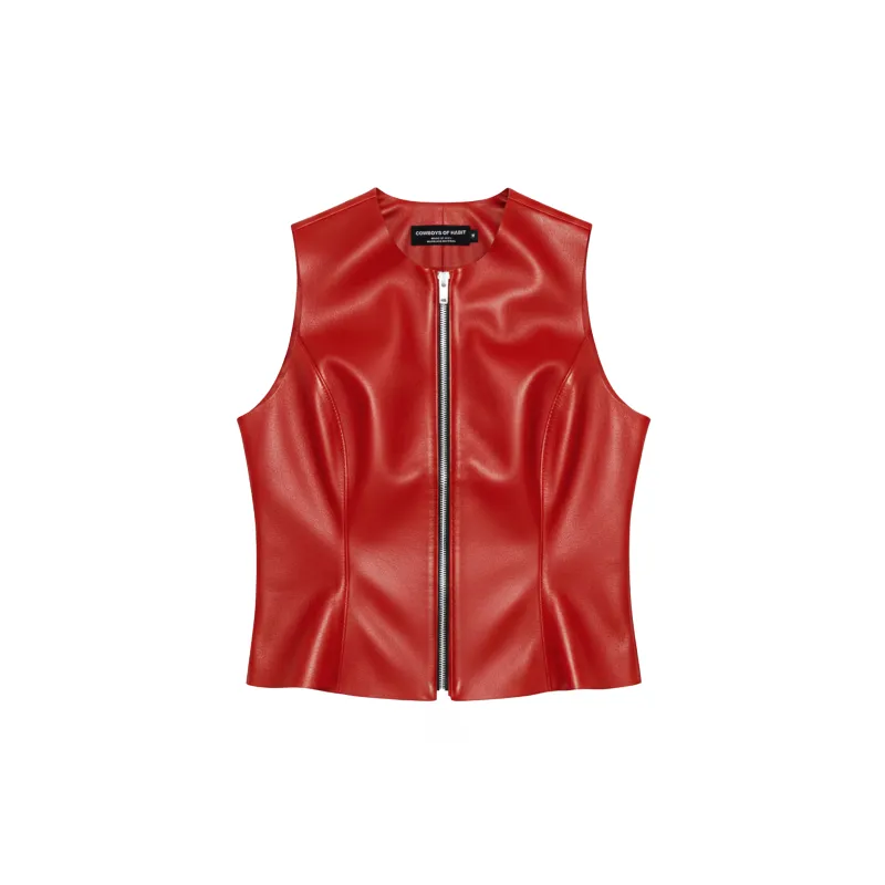 TEXAS VEST - RED made by Cowboys of Habit
