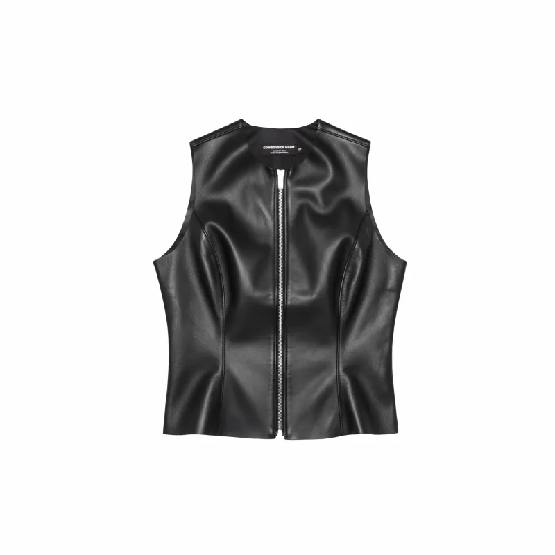TEXAS VEST - BLACK made by Cowboys of Habit