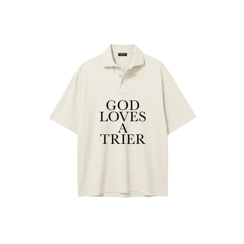 GOD LOVES A TRIER POLO made by Cowboys of Habit