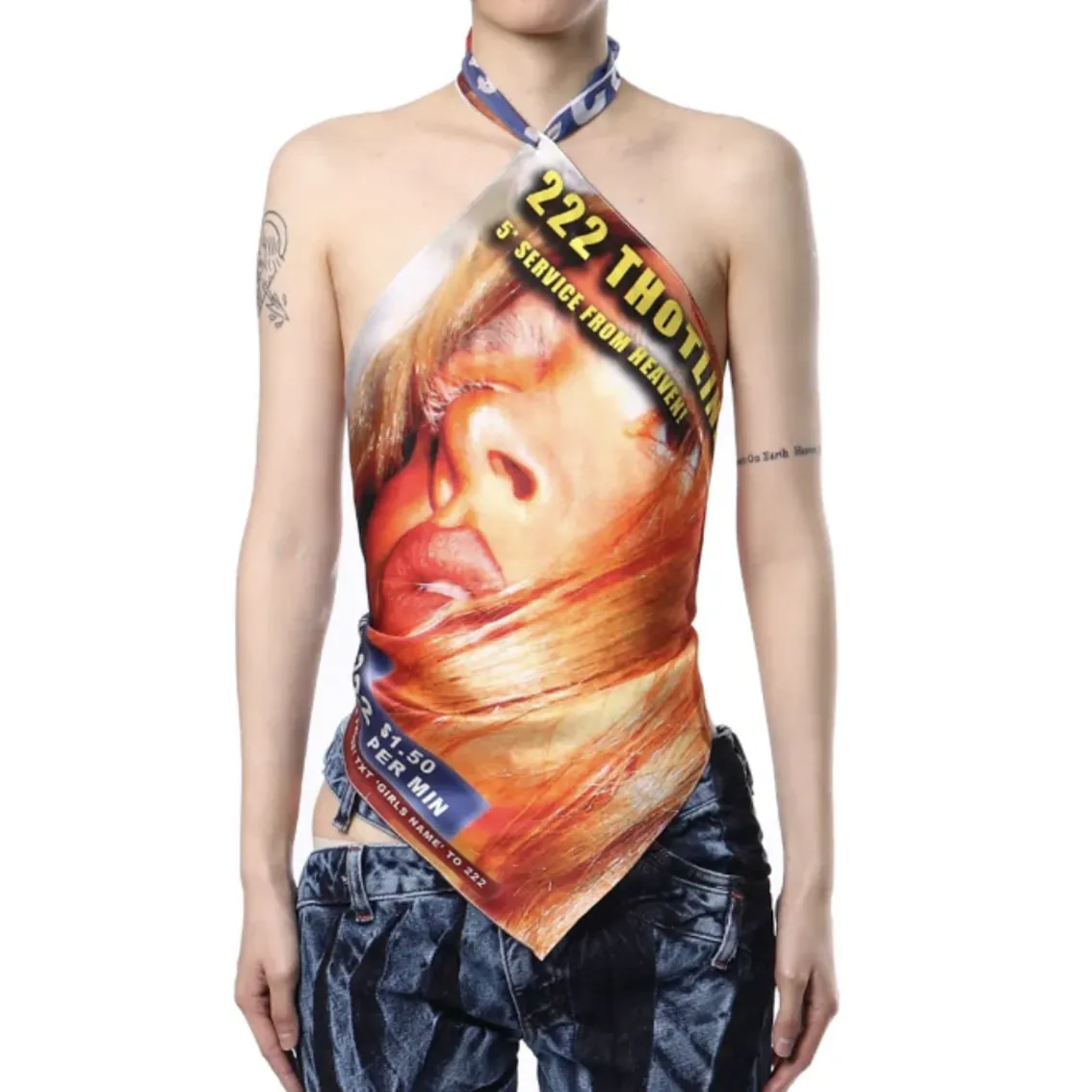 THOTLINE SILK TOP sold by Cowboys of Habit product image thumbnail 3