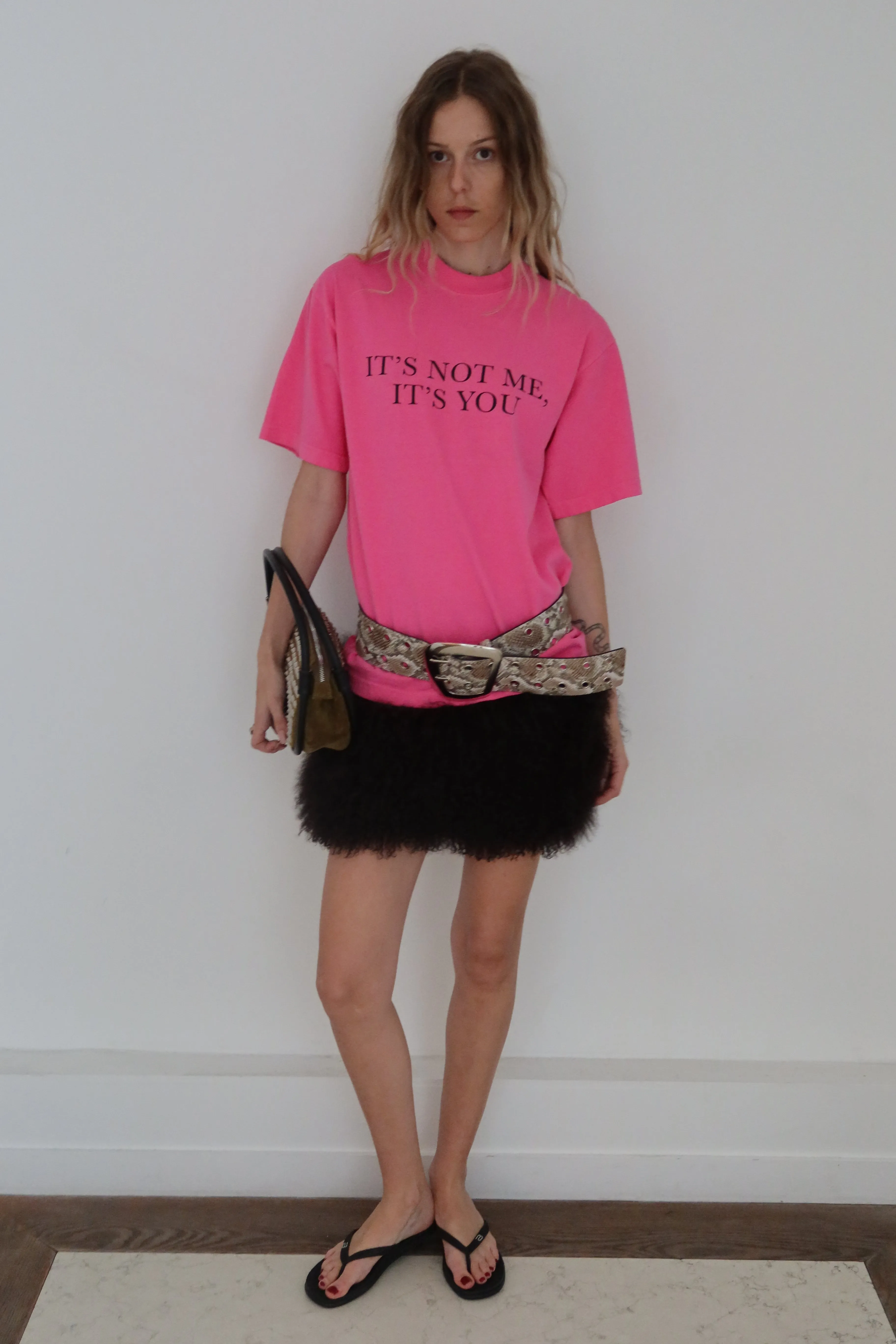 IT'S NOT ME TEE - PINK sold by Cowboys of Habit product image thumbnail 3