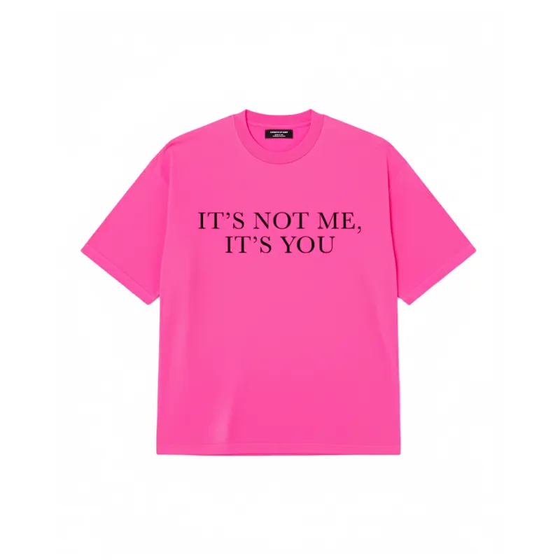 IT'S NOT ME TEE - PINK made by Cowboys of Habit