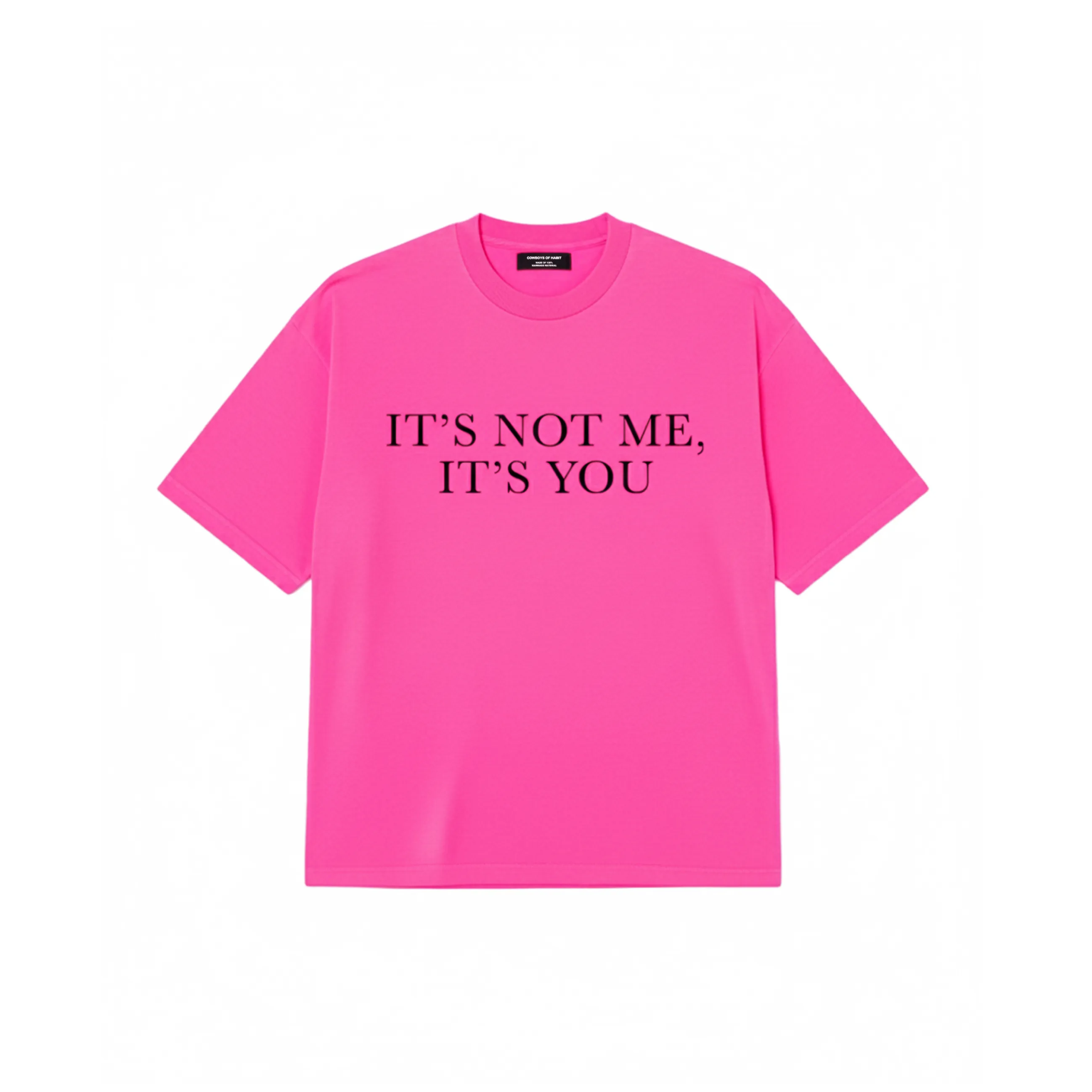 IT'S NOT ME TEE - PINK sold by Cowboys of Habit