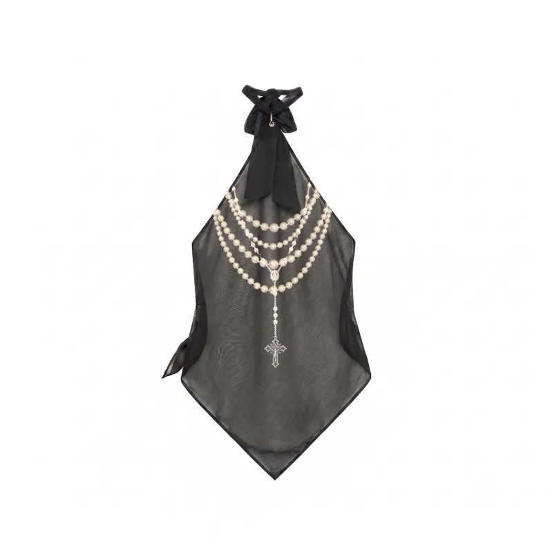 CLUTCH MY PEARLS HALTER made by Cowboys of Habit