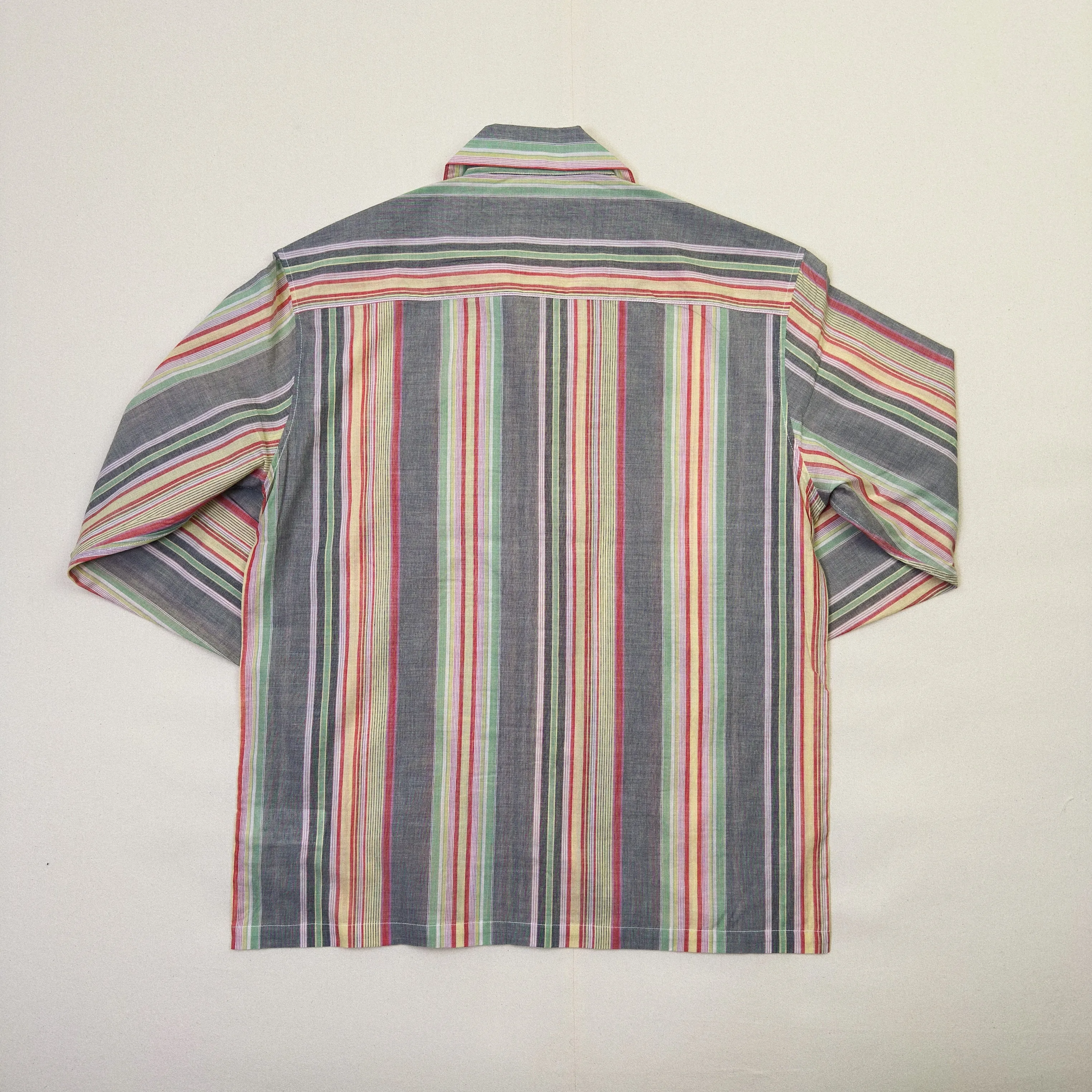 Hand-Embroidered Stripe Shirt Black sold by EYE/KHOKI product image thumbnail 3