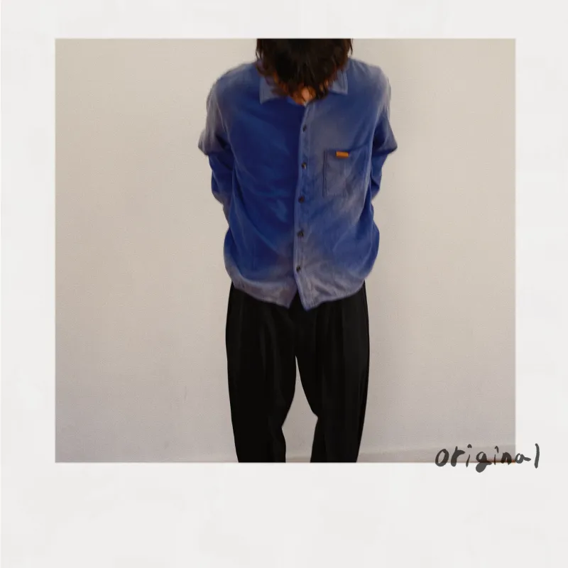 Faded Memory Shirt Blue made by EYE/KHOKI