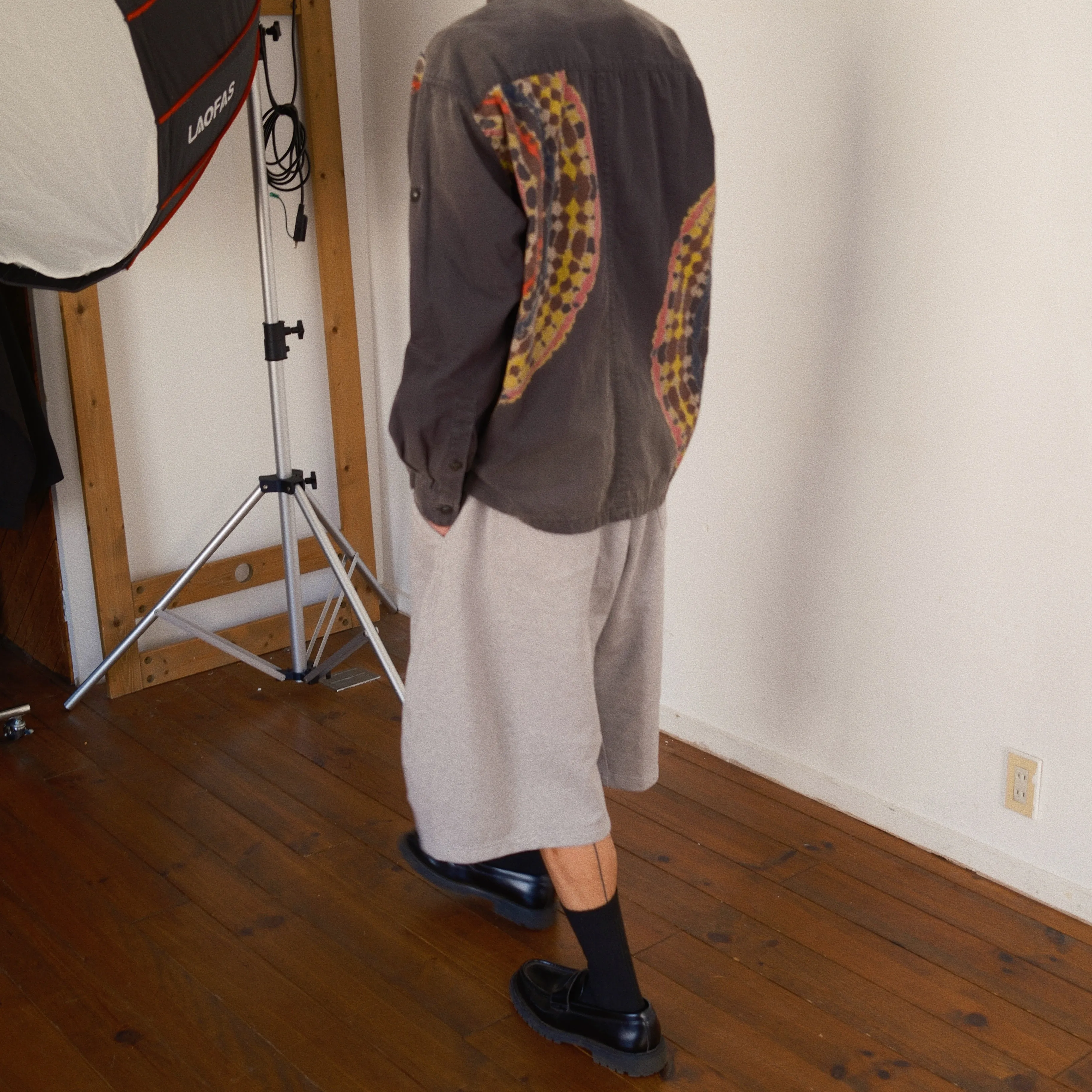 Tie-Dye Military Shirt Black sold by EYE/KHOKI product image thumbnail 3