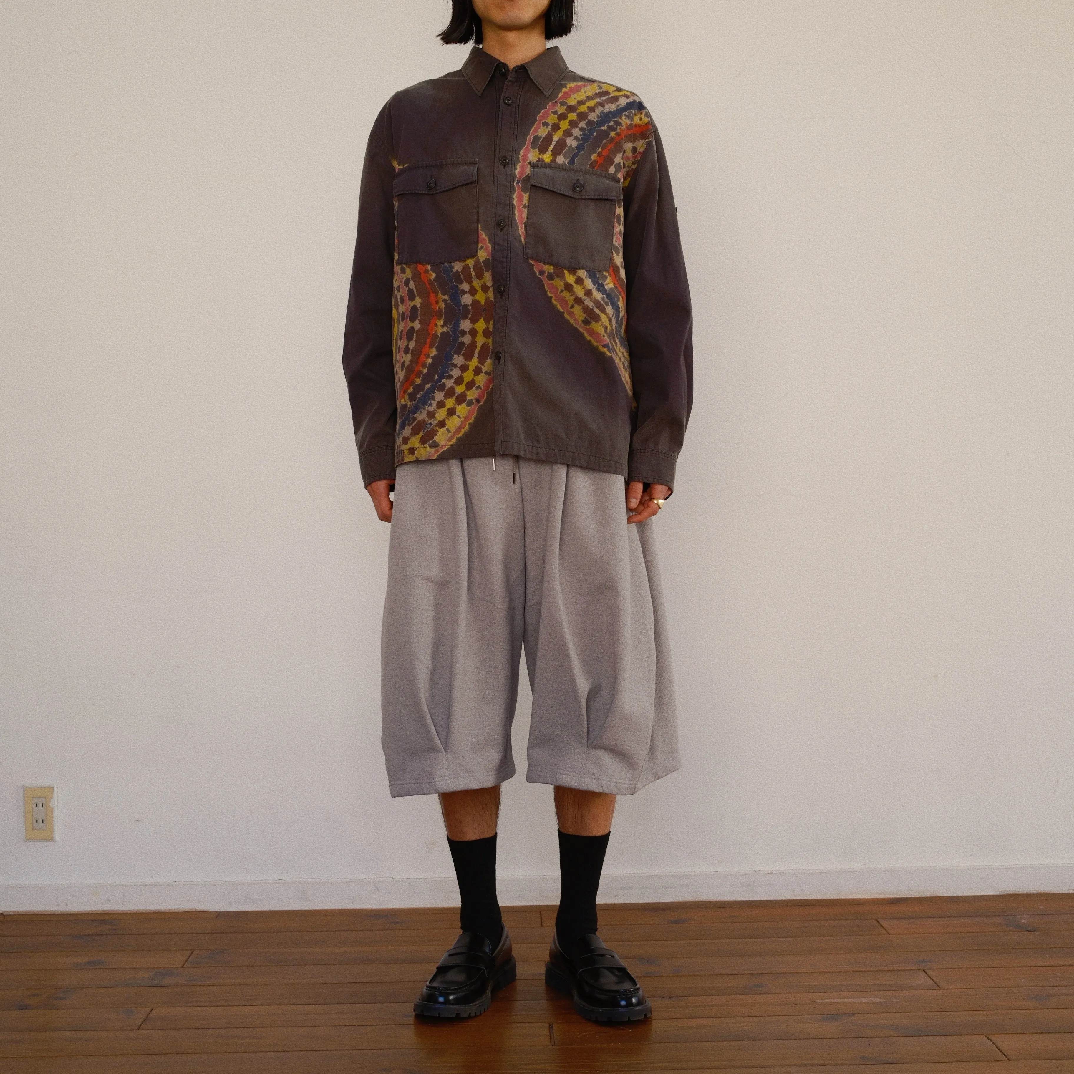 Tie-Dye Military Shirt Black sold by EYE/KHOKI product image thumbnail 4