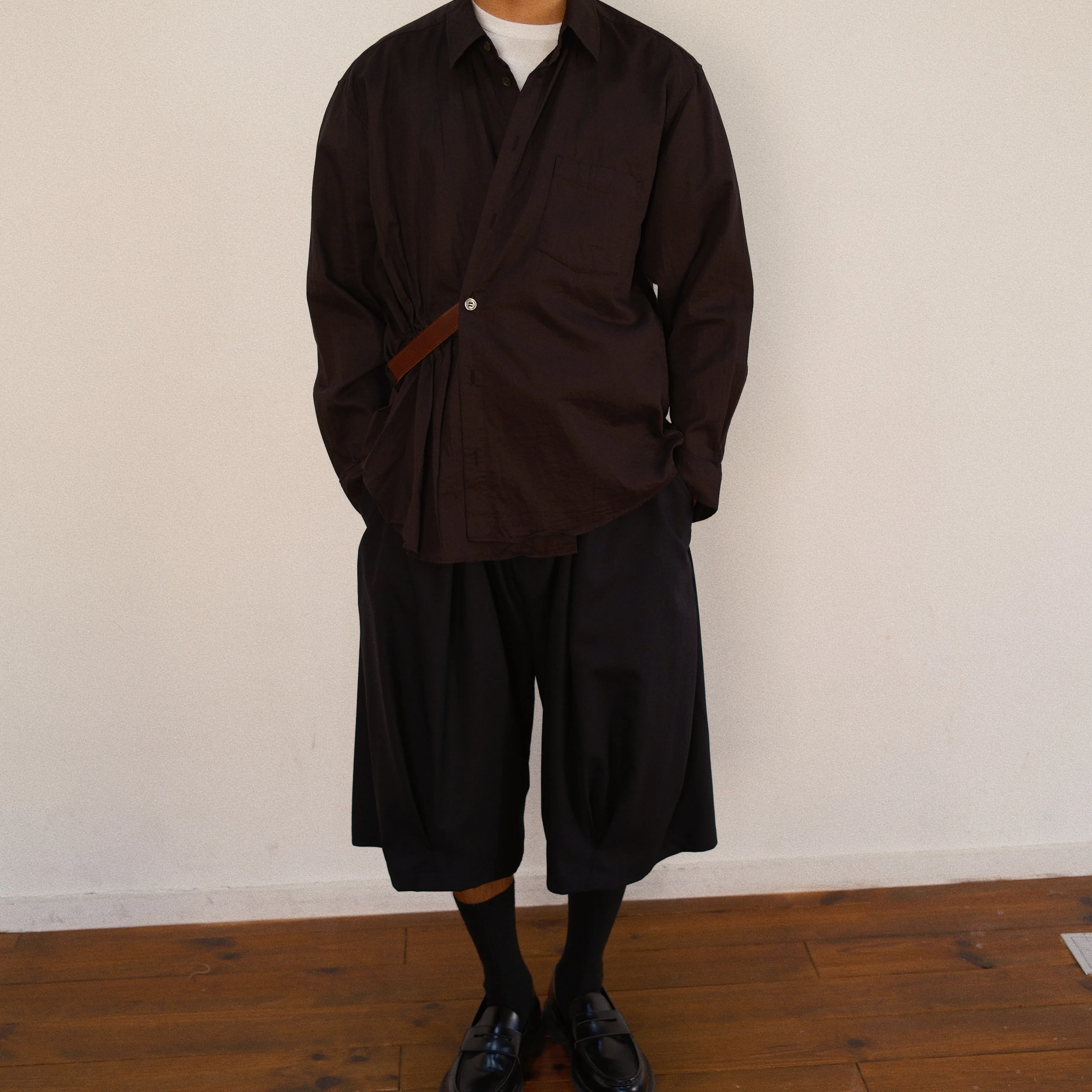 Asymmetric Shirt Balck sold by EYE/KHOKI product image thumbnail 2