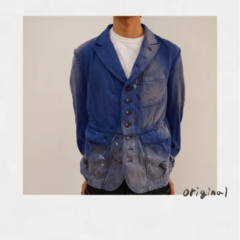 Faded Memory Jacket  Blue made by EYE/KHOKI