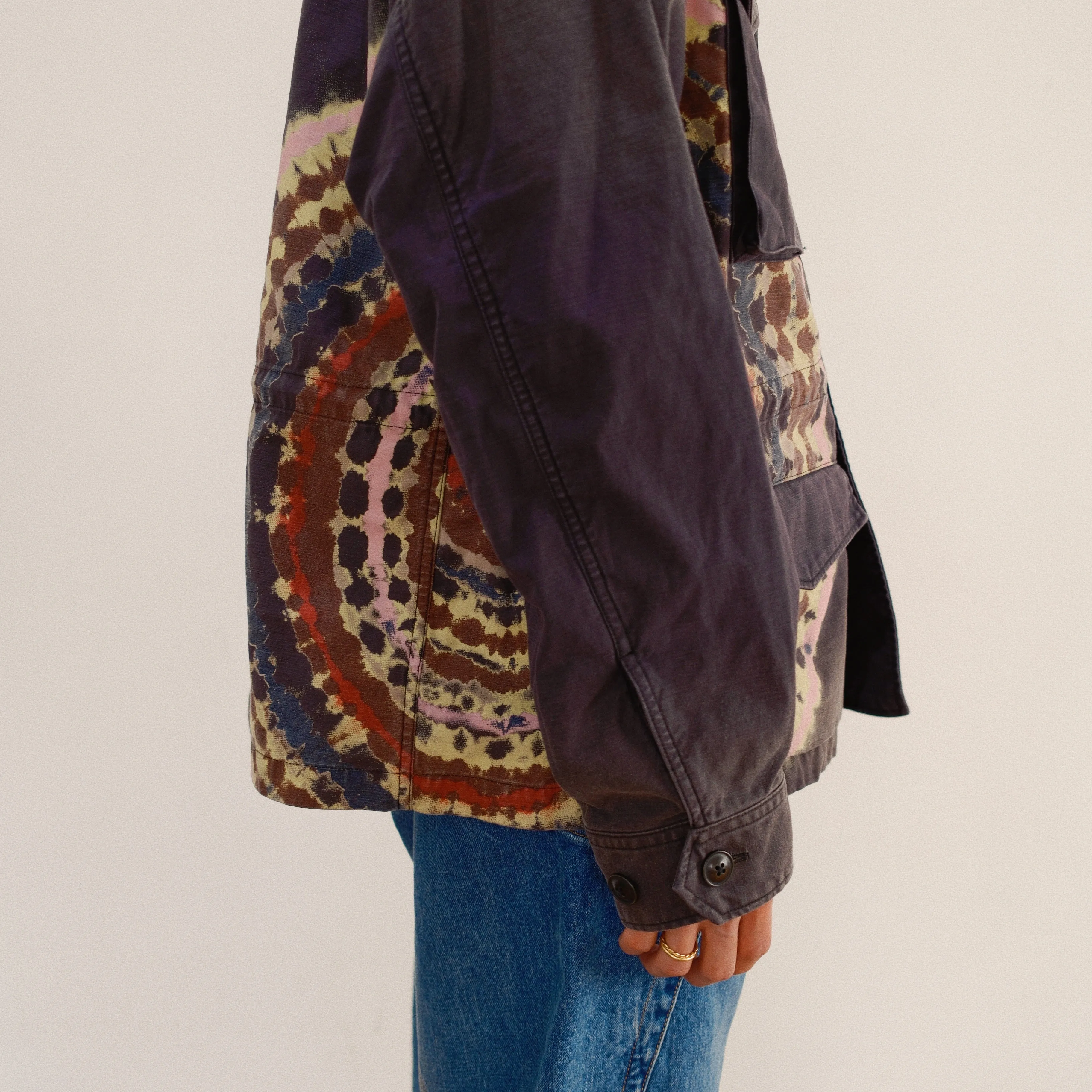 Tie-Dye Military Jacket Black sold by EYE/KHOKI product image thumbnail 4
