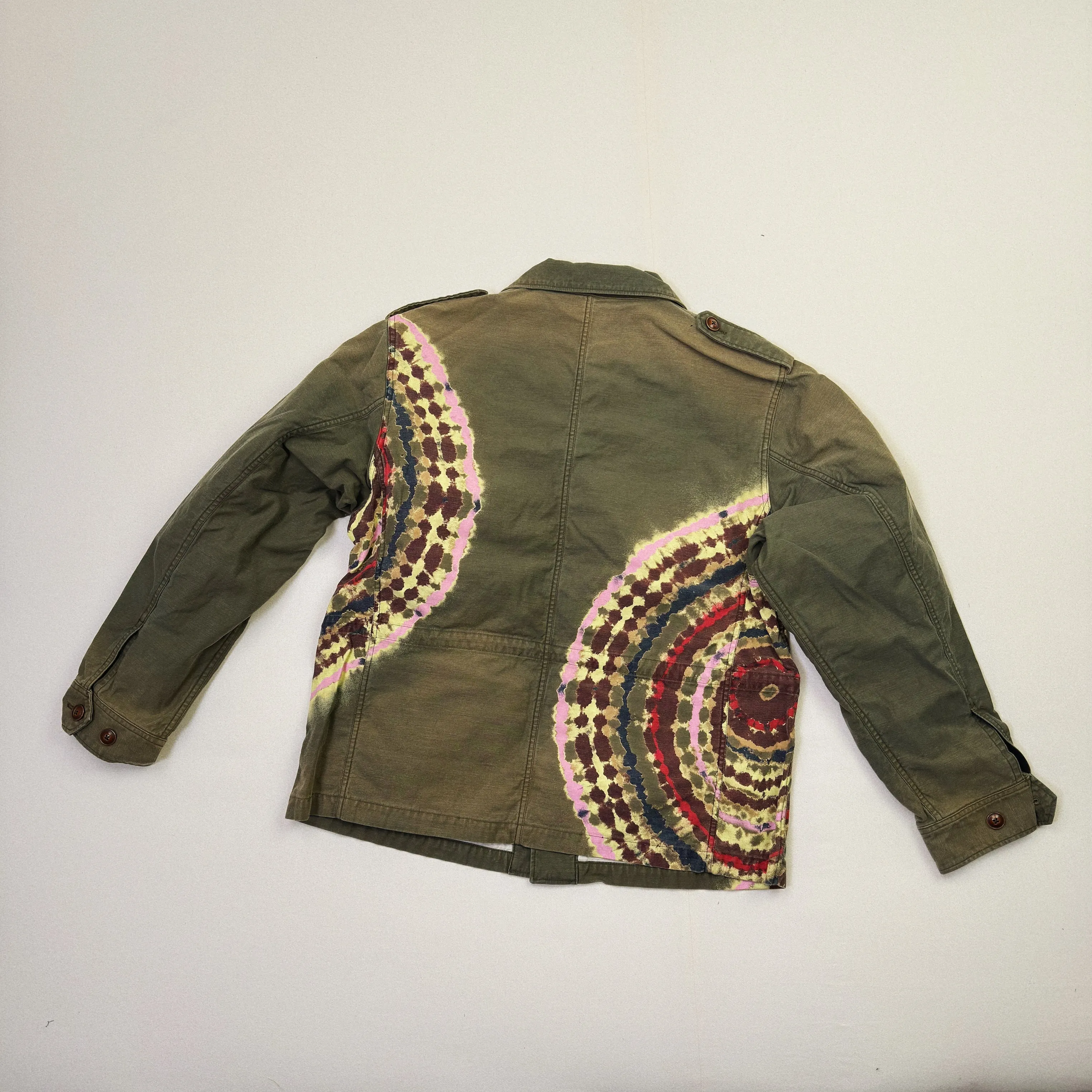 Tie-Dye Military Jacket Khaki sold by EYE/KHOKI product image thumbnail 2