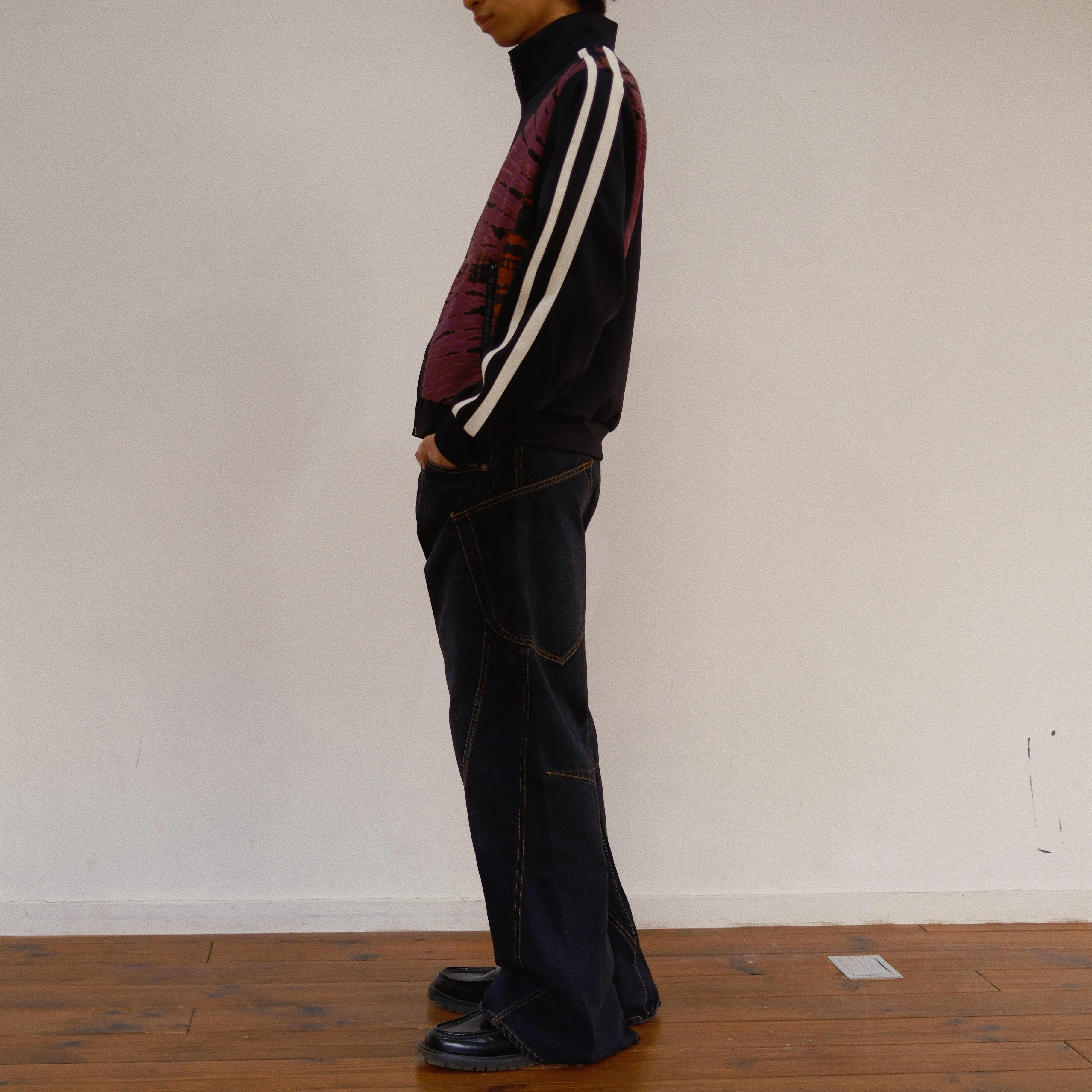 Tie-Dye Track Jacket Black sold by EYE/KHOKI product image thumbnail 5
