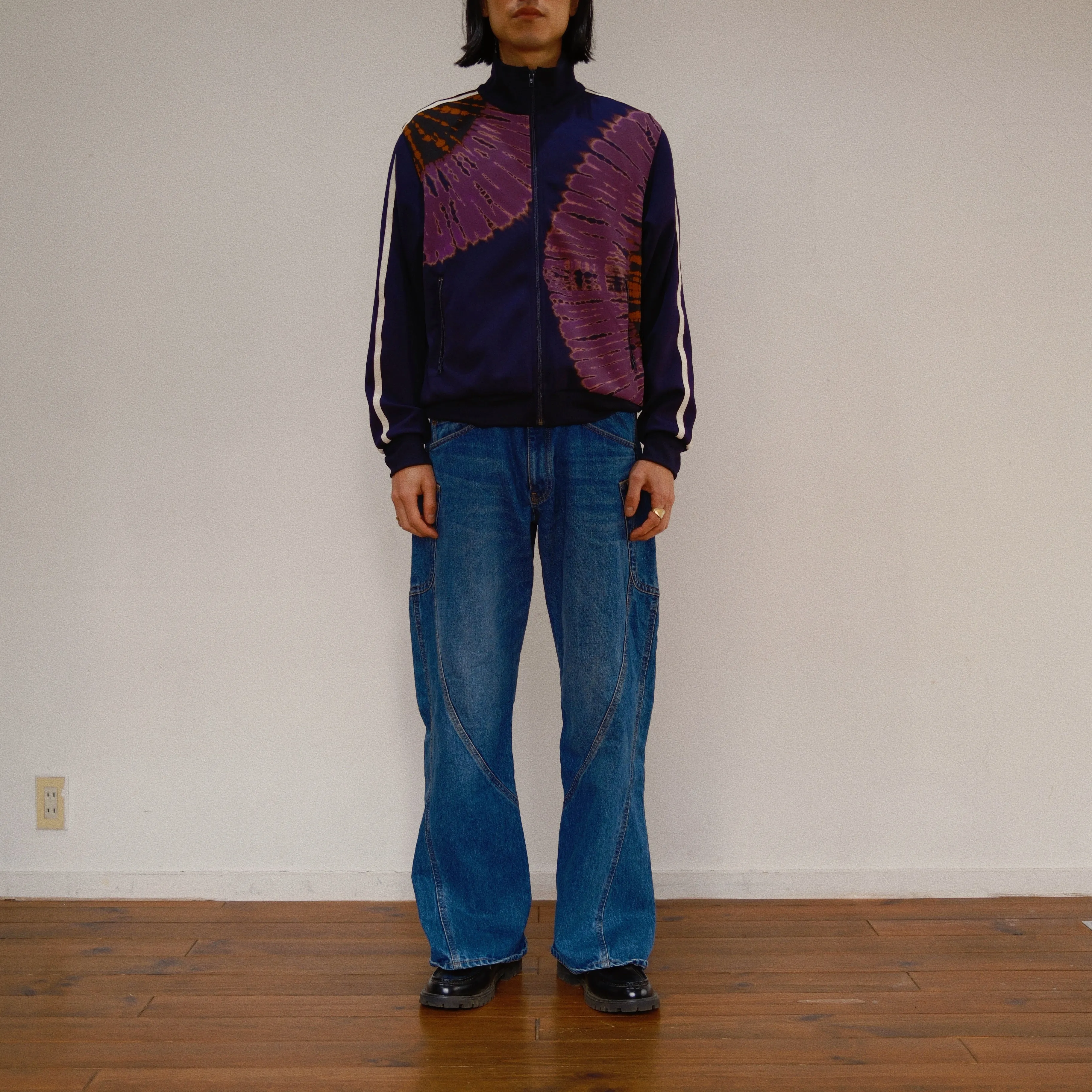 Tie-Dye Track Jacket Navy sold by EYE/KHOKI product image thumbnail 4