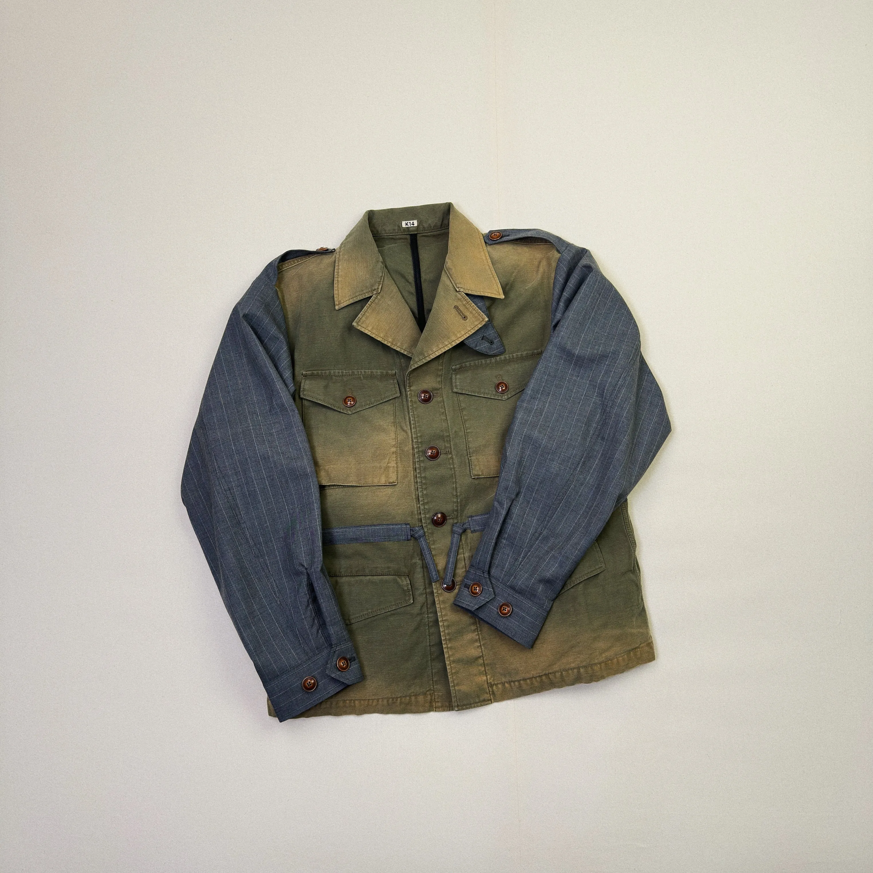 Combination Military Jacket Khaki sold by EYE/KHOKI product image thumbnail 2