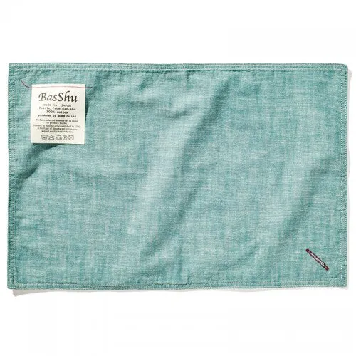 Place Mat / Chambray GREEN sold by BasShu