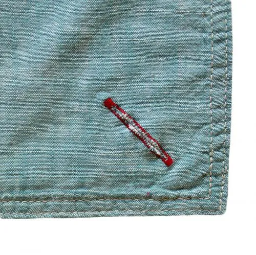 Place Mat / Chambray GREEN sold by BasShu product image thumbnail 3